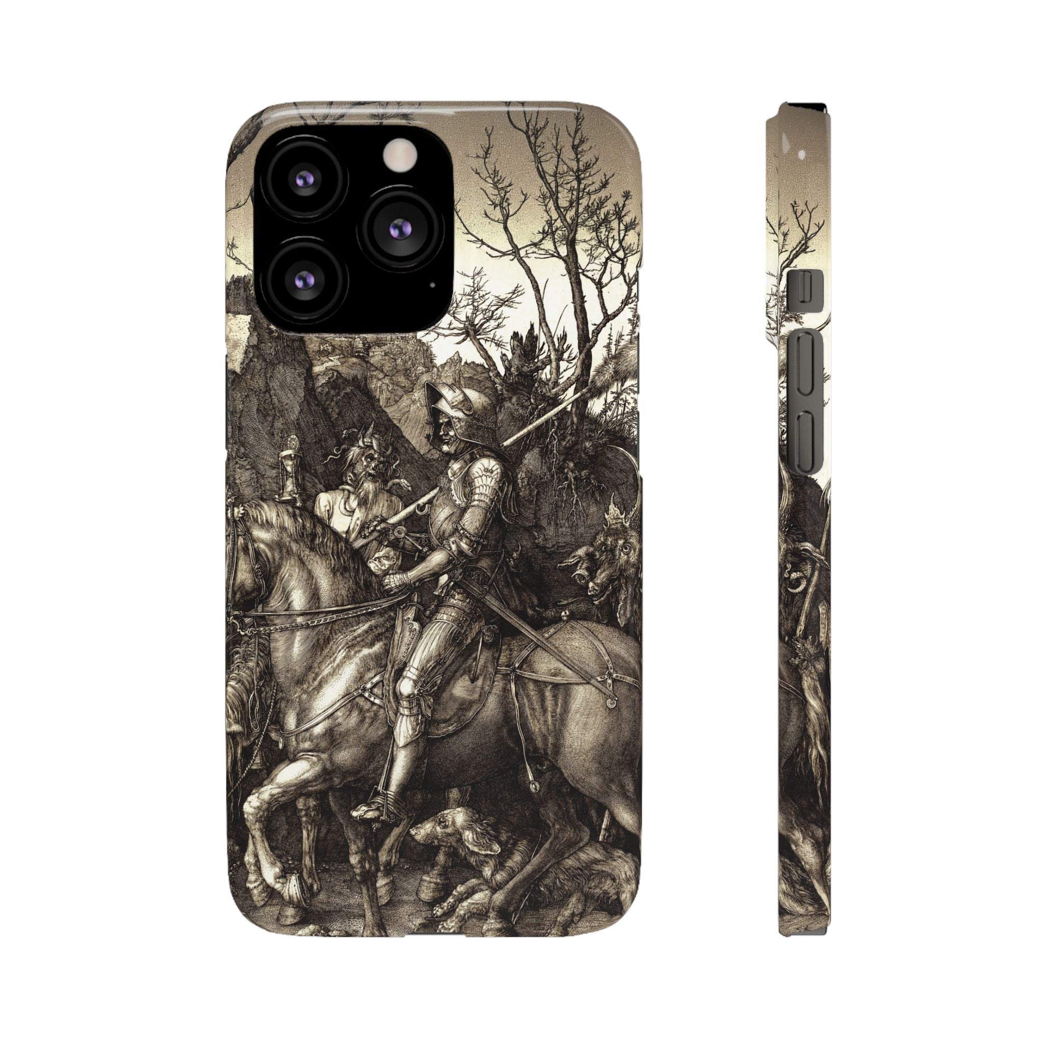 Knight, Death and the Devil by Albrecht Dürer - iPhone Slim Case