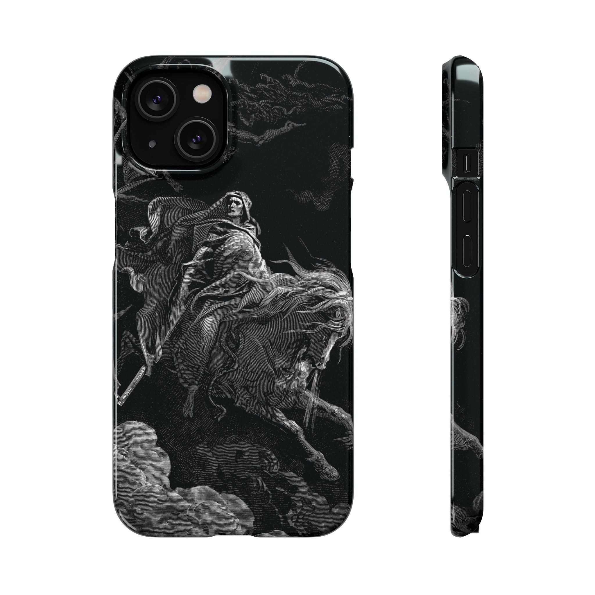 Death on the Pale Horse by Gustave Dore - iPhone Slim Case