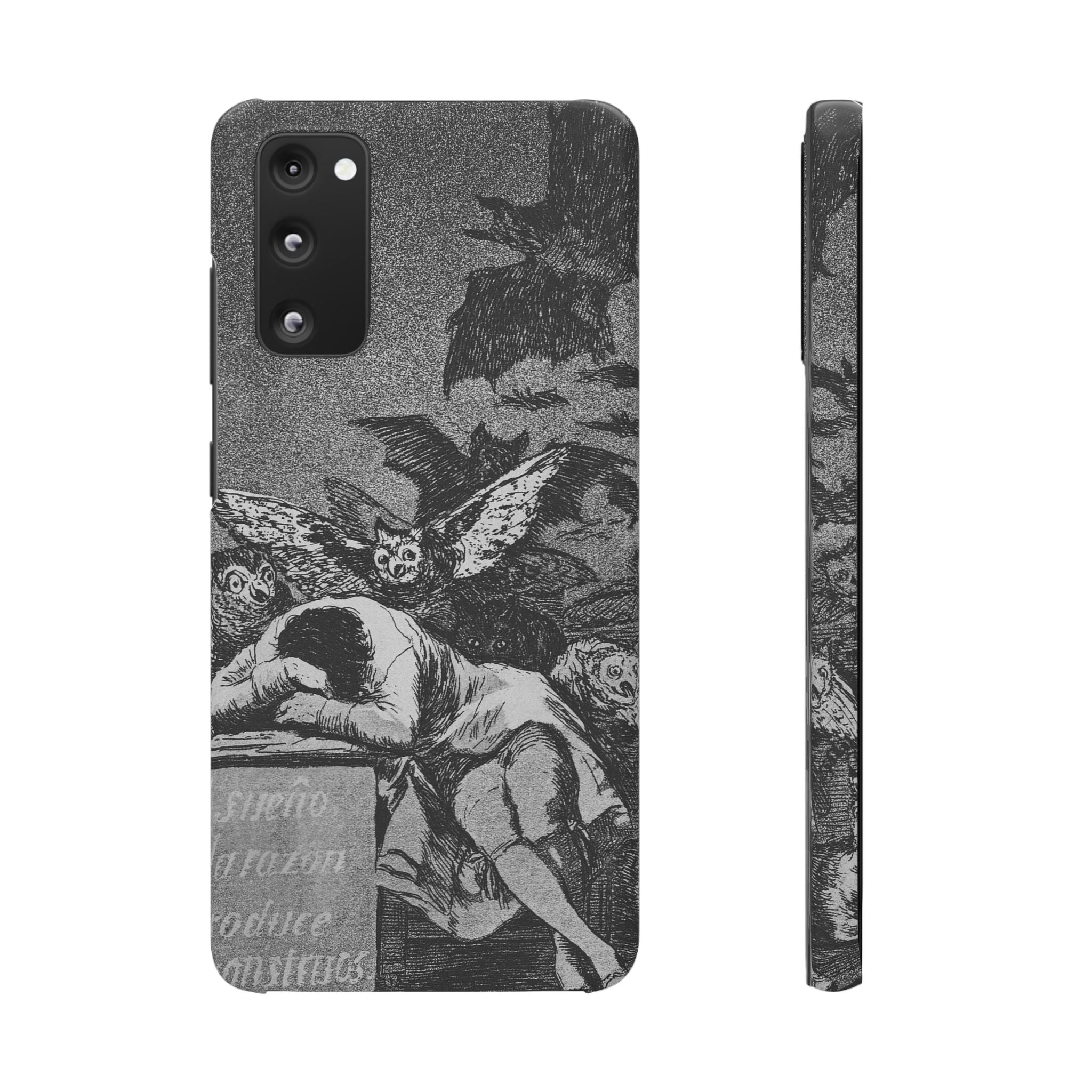 The Sleep of Reason Produces Monsters by Francisco Goya - Samsung Slim Case
