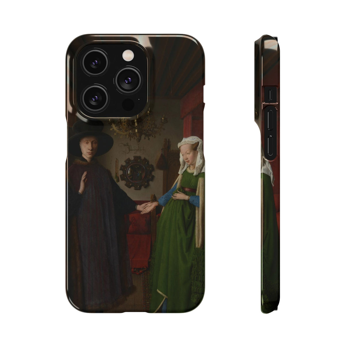 The Arnolfini Portrait by Jan van Eyck - iPhone Slim Case