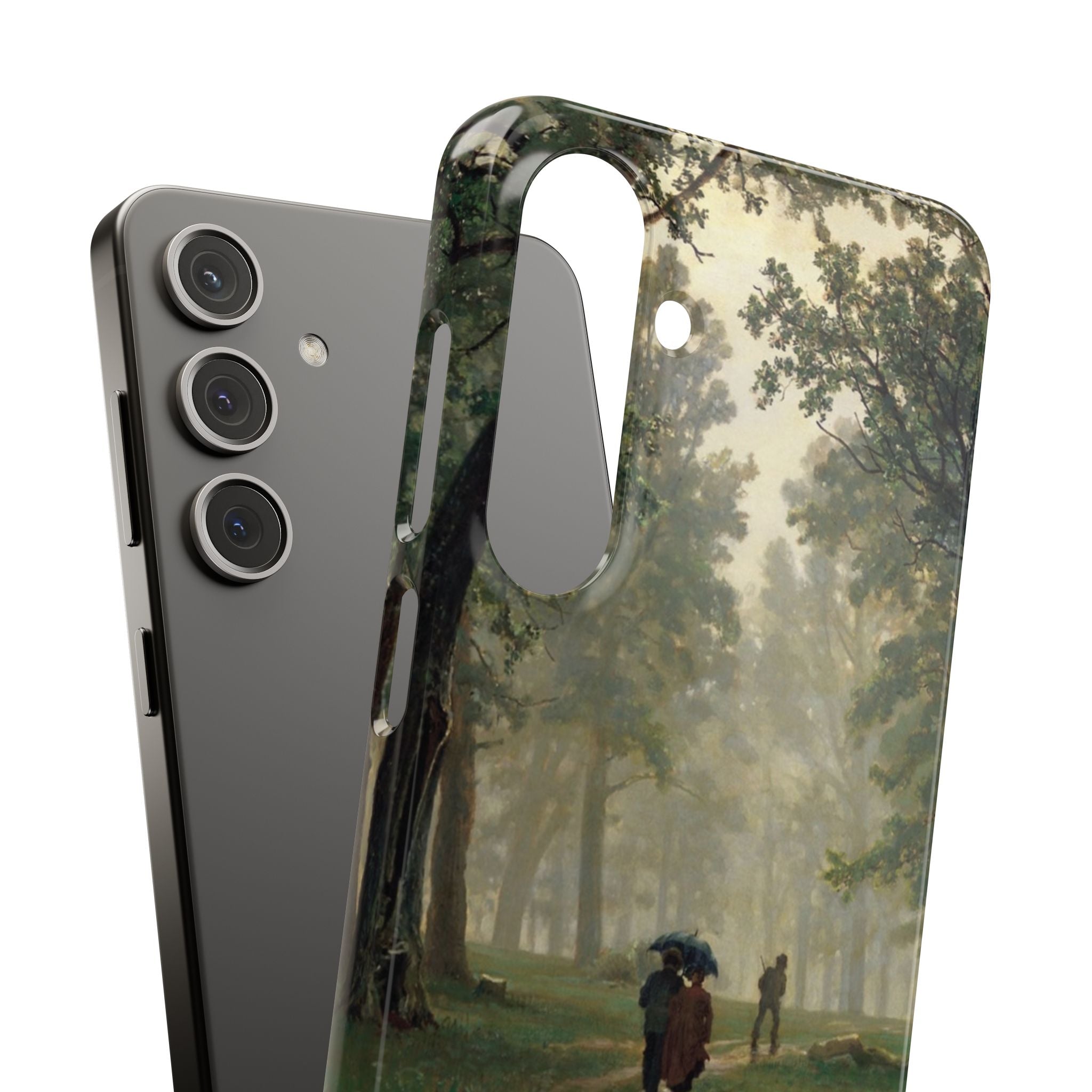 Rain in an Oak Forest by Ivan Ivanovich Shishkin - Samsung Slim Case
