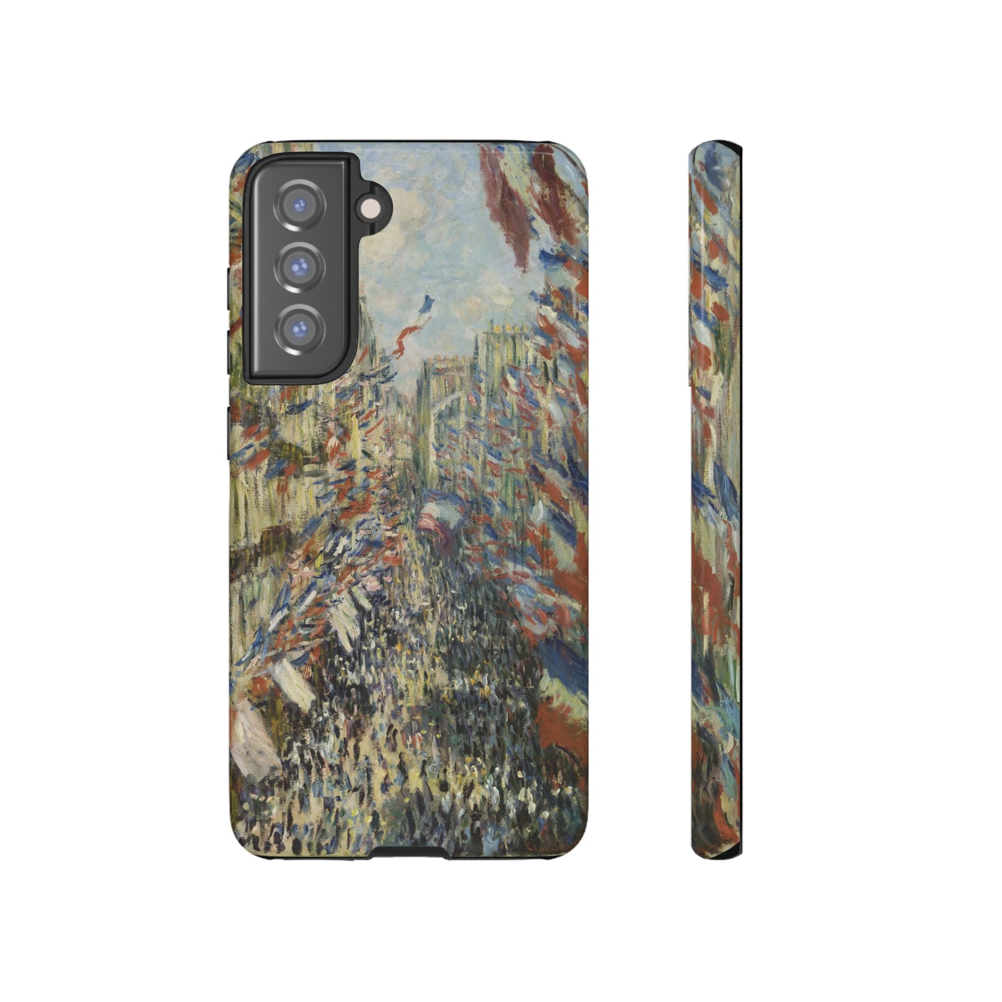 The Rue Montorgueil in Paris by Claude Monet - Samsung Tough Case