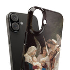 The Virgin of the angels by William-Adolphe Bouguereau - iPhone Slim Case