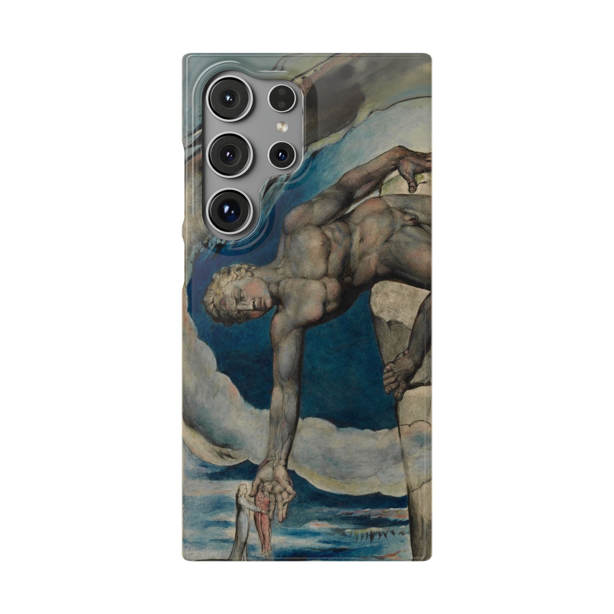 Antaeus setting down Dante and Virgil in the Last Circle of Hell by William Blake - Samsung Slim Case