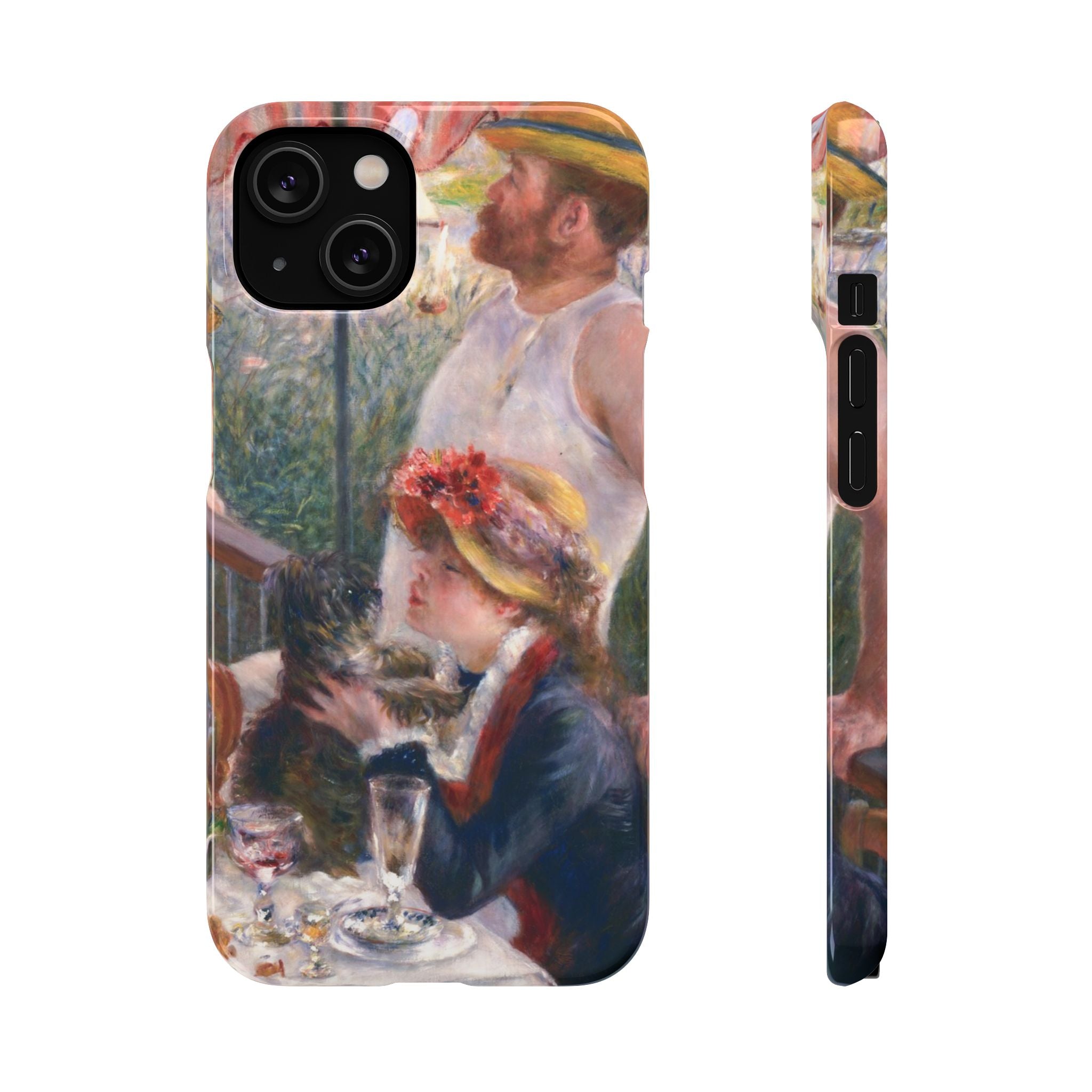 Luncheon of the Boating Party by Pierre Auguste Renoir - iPhone Slim Case