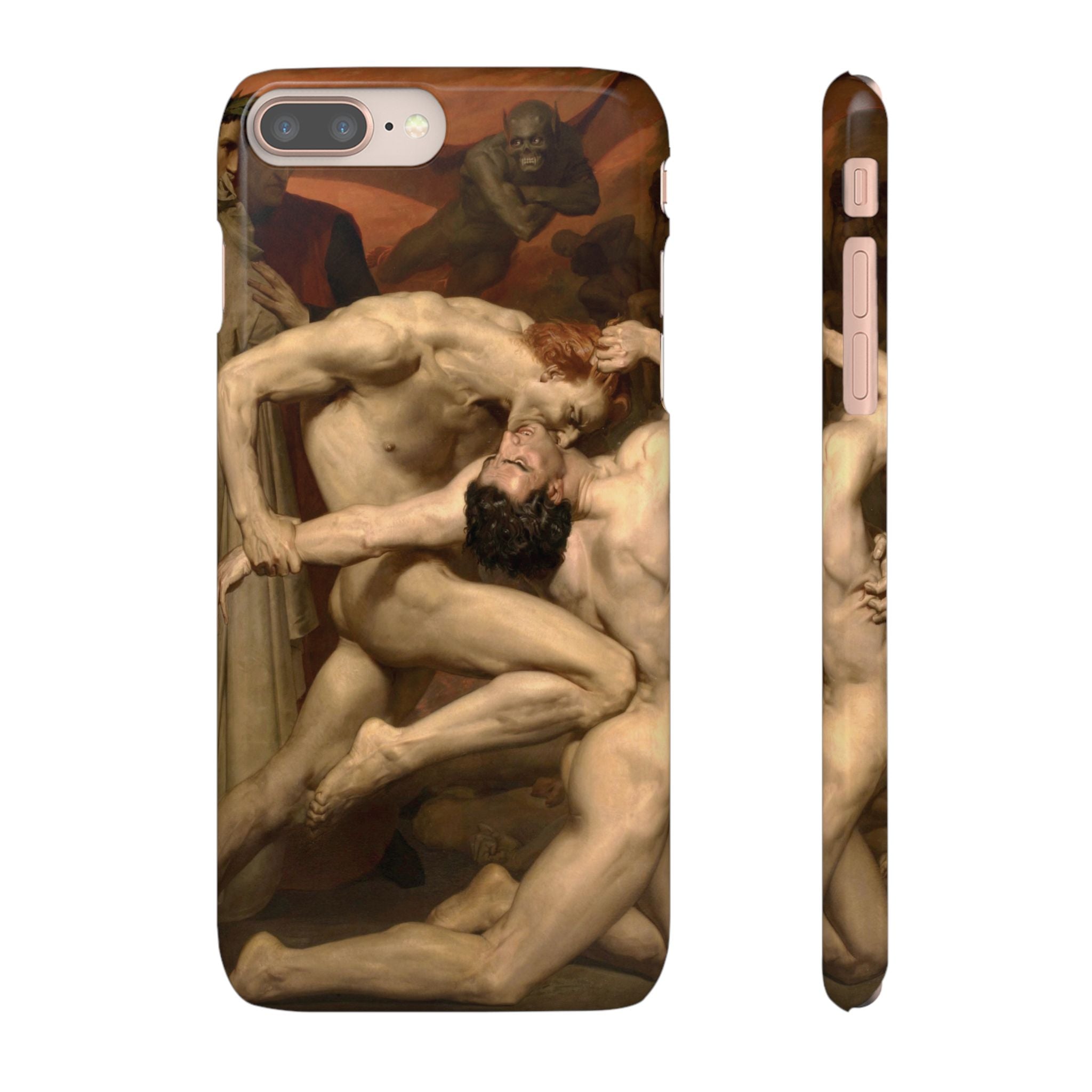Dante and Virgile by William Bouguereau - iPhone Slim Case