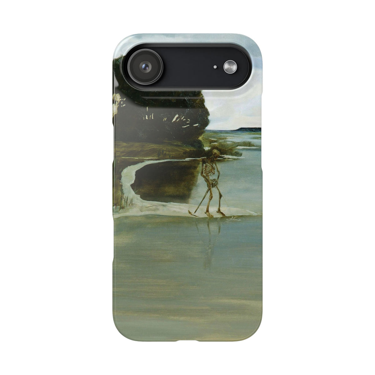 Death Peeing by Max Klinger - iPhone Slim Case