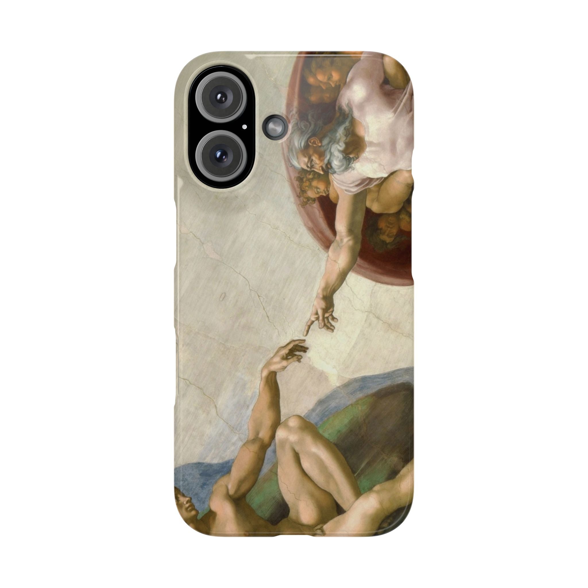 Creation of Adam by Michelangelo - iPhone Slim Case