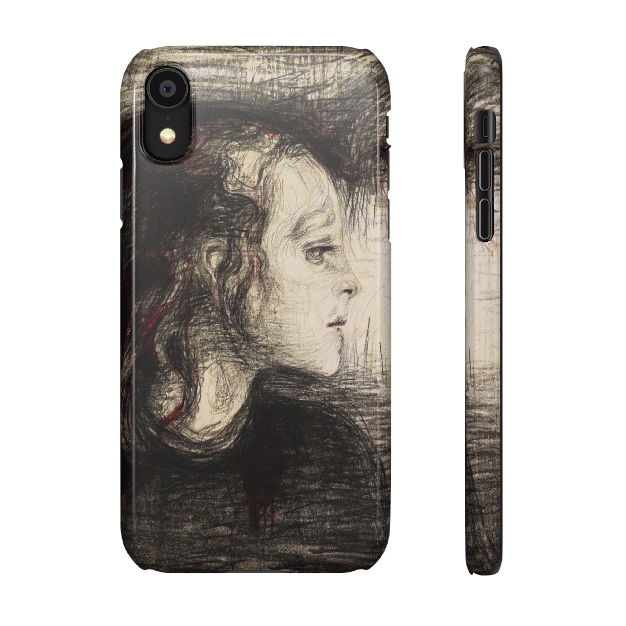 The Sick Child by Edvard Munch - iPhone Slim Case