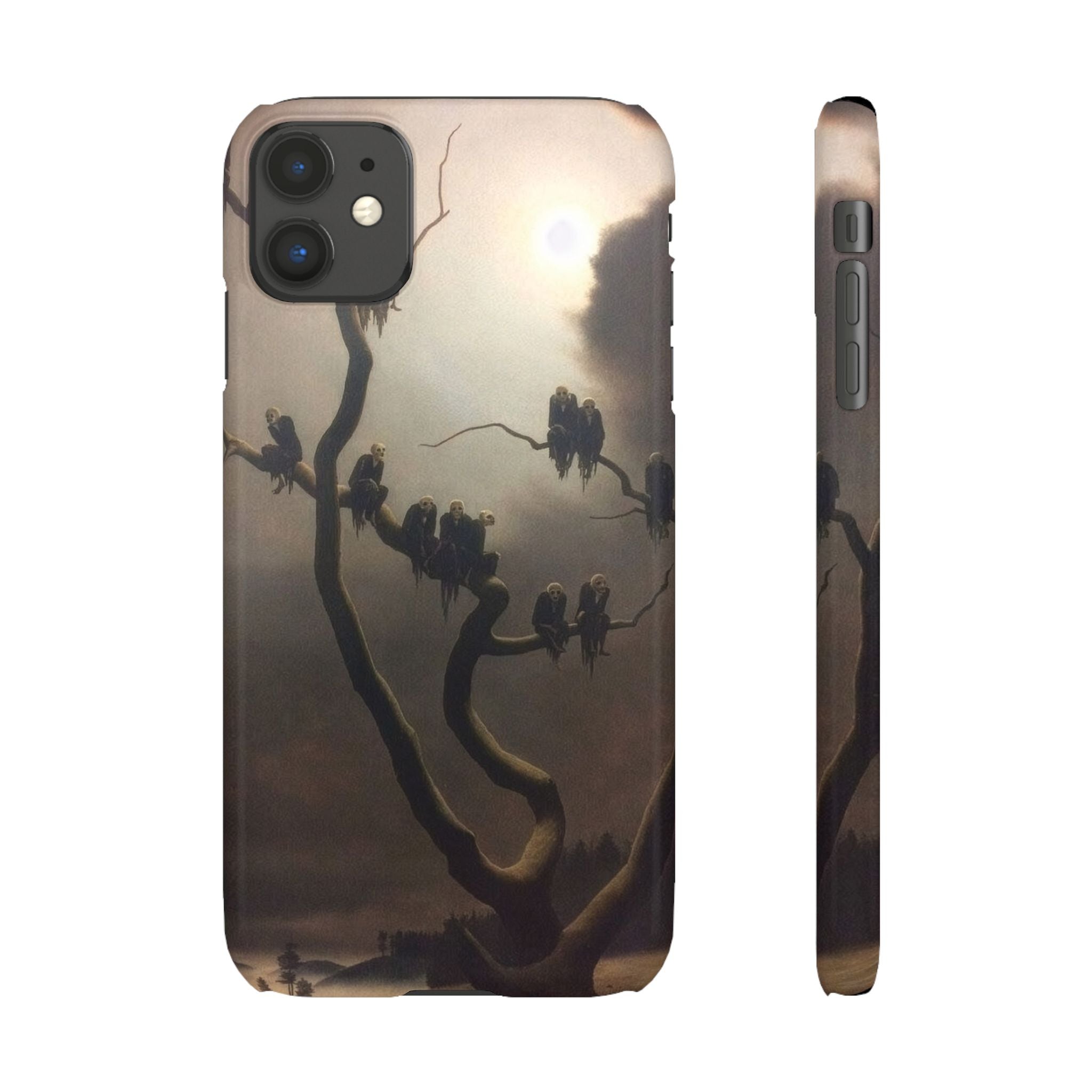 Ghosts on a Tree by Franz Sedlacek - iPhone Slim Case