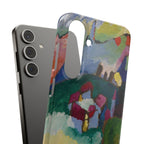 Landscape with Factory Chimney by Vasily Kandinsky - Samsung Slim Case