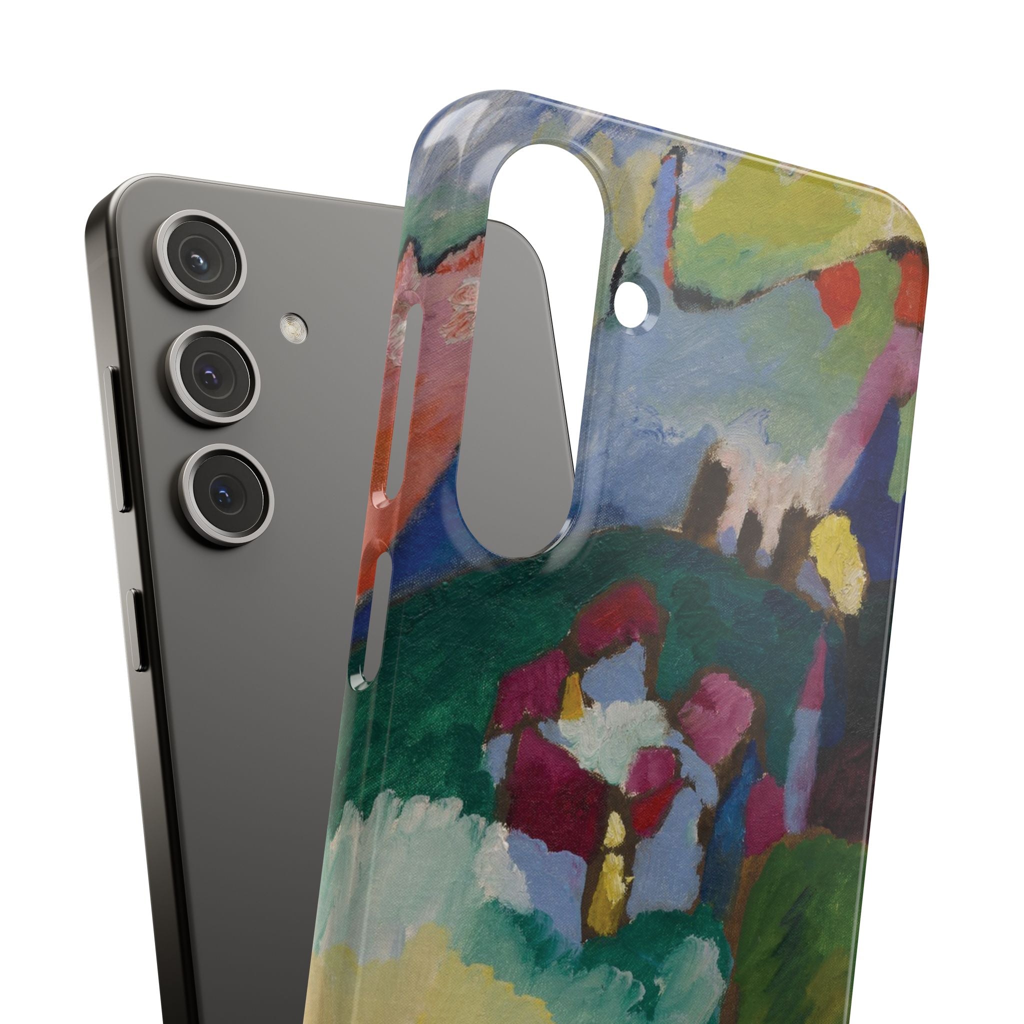Landscape with Factory Chimney by Vasily Kandinsky - Samsung Slim Case