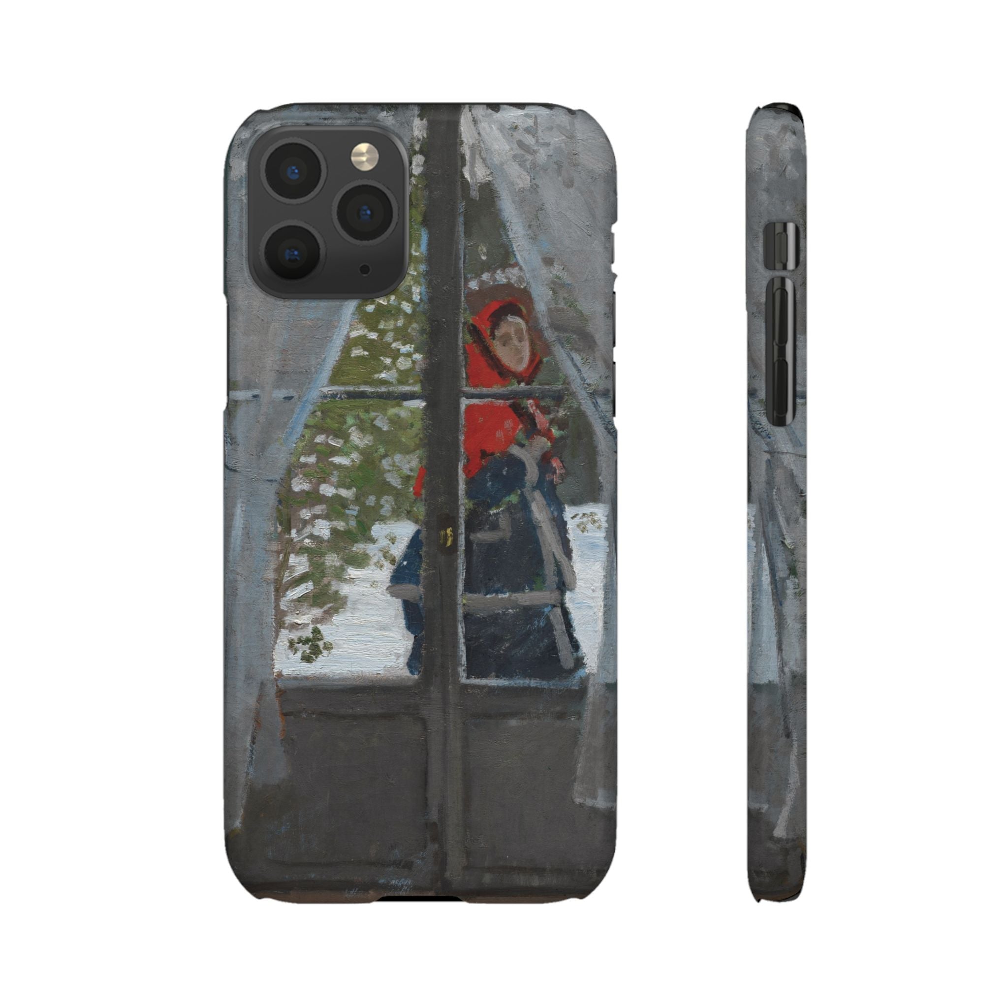Le mouchoir rouge by Claude Monet - iPhone Slim Case
