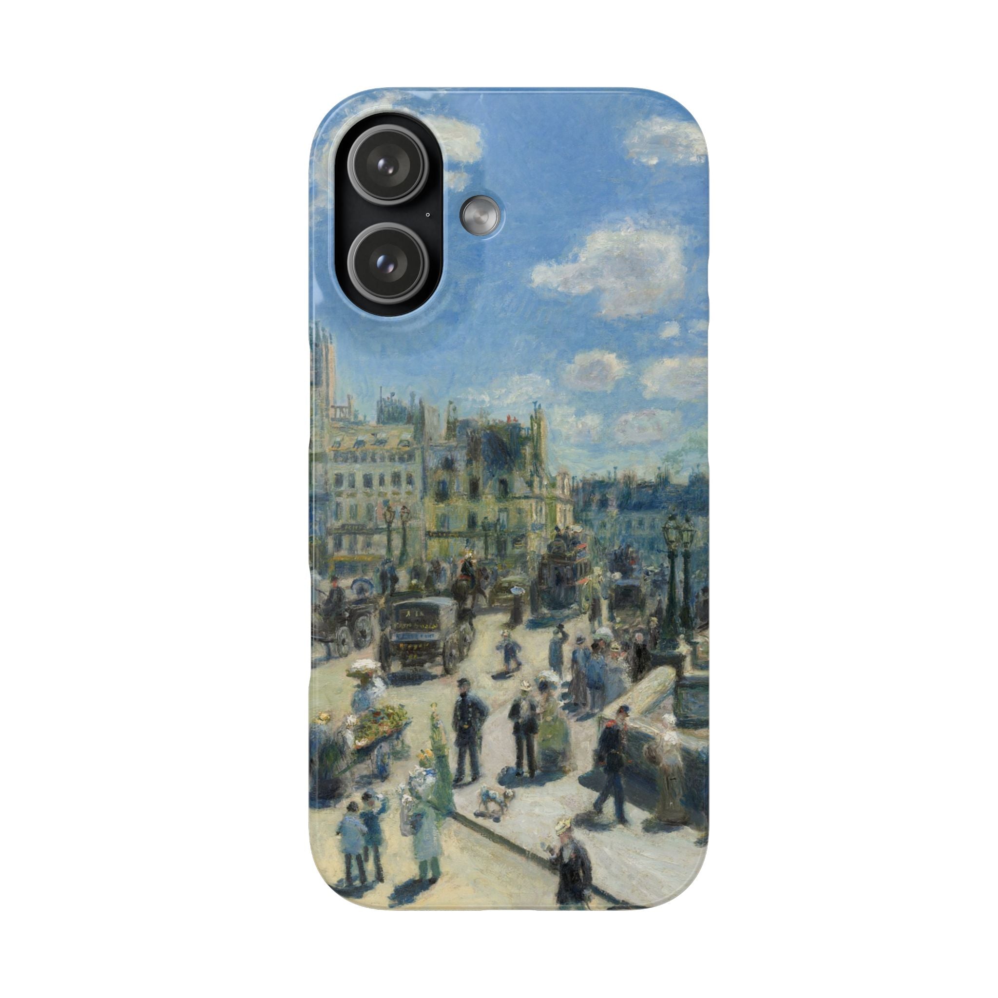 Pont Neuf Paris by Pierre Auguste Renoir - iPhone Slim Case
