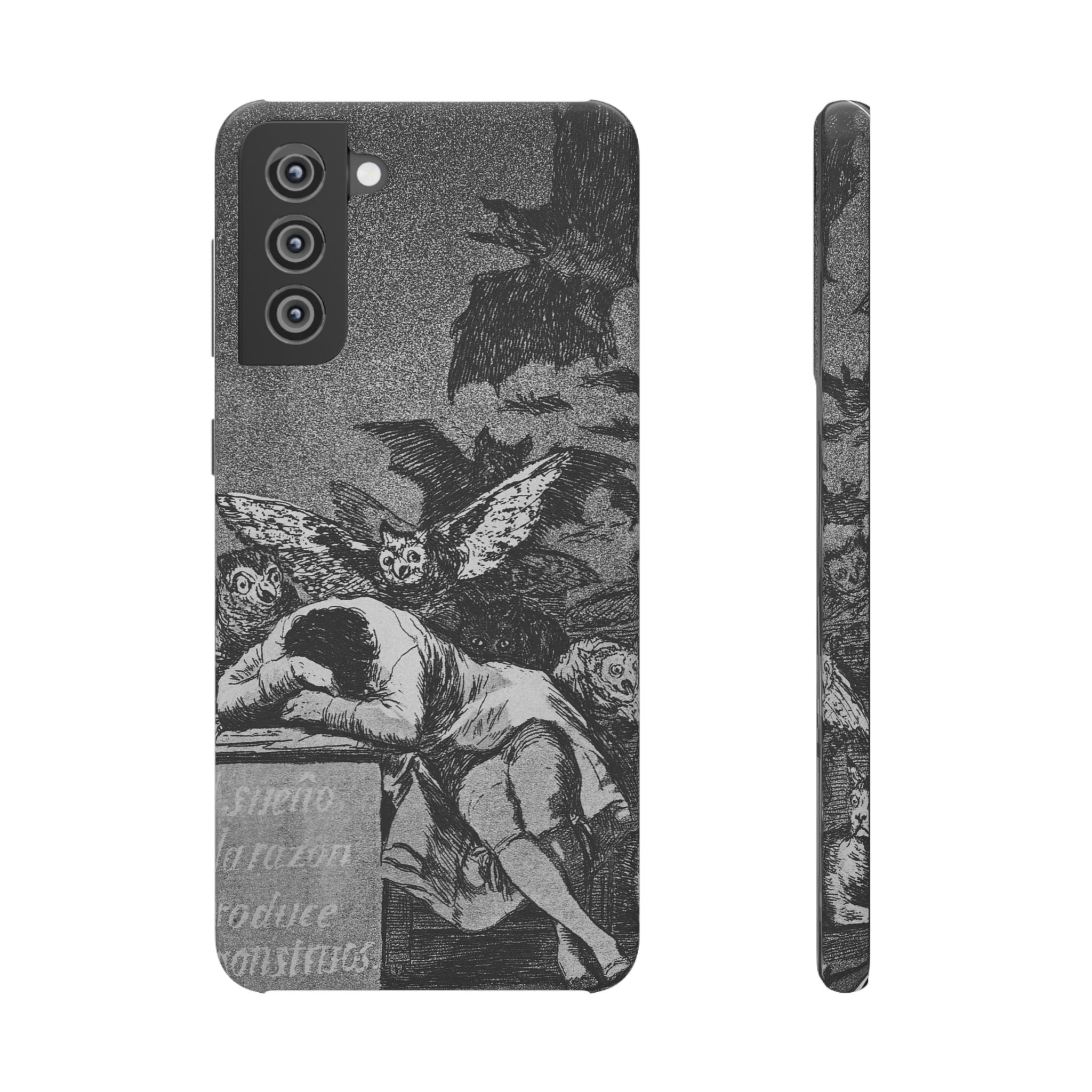 The Sleep of Reason Produces Monsters by Francisco Goya - Samsung Slim Case