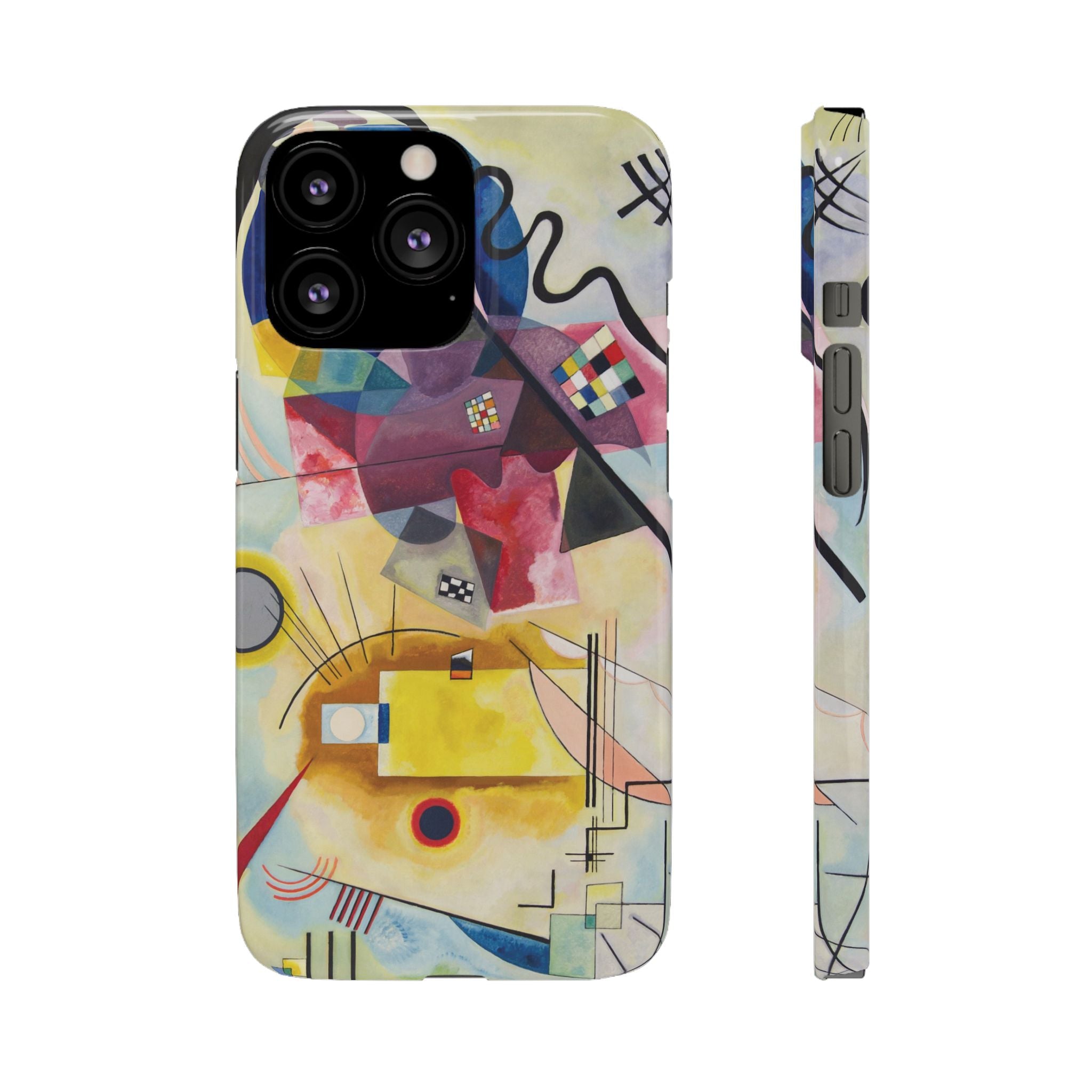 Yellow-Red-Blue by Vasily Kandinsky - iPhone Slim Case