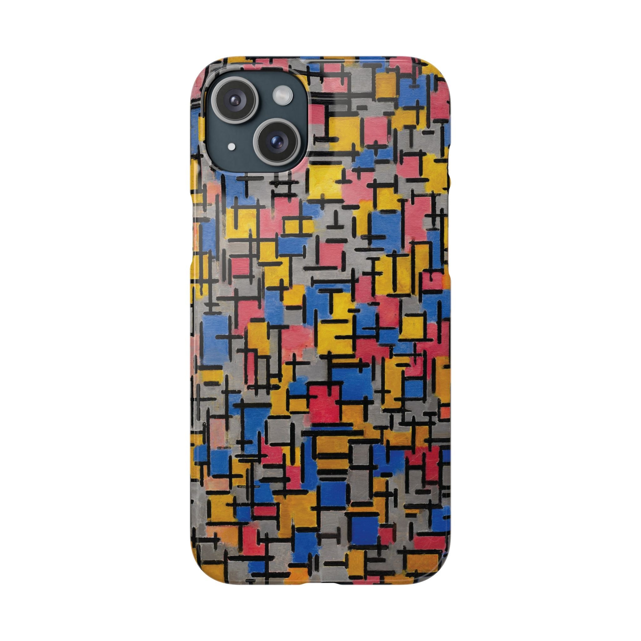 Composition by Piet Mondrian - iPhone Slim Case