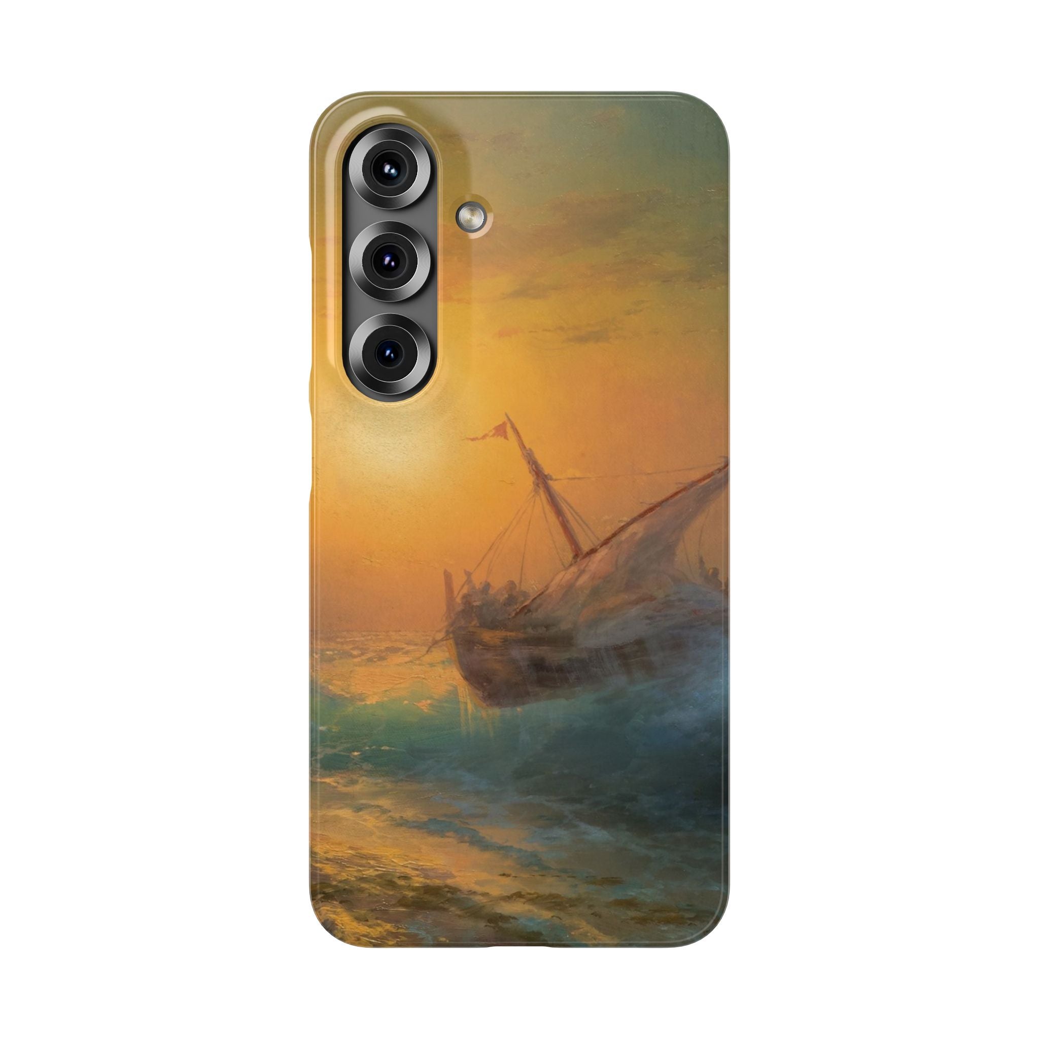 Stormy Sea at Sunset by Ivan Aivazovsky - Samsung Slim Case