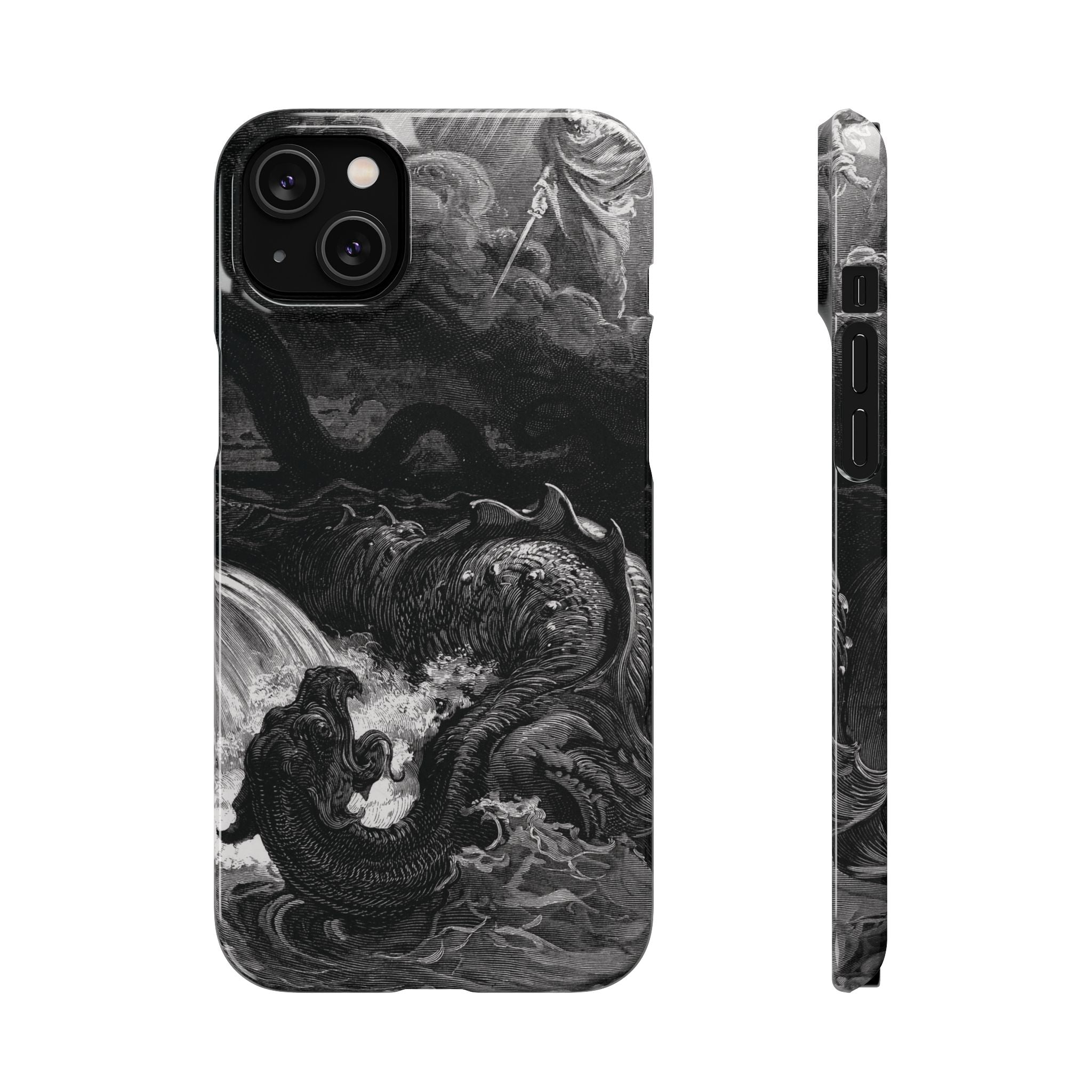 The Destruction of Leviathan by Gustave Doré - iPhone Slim Case