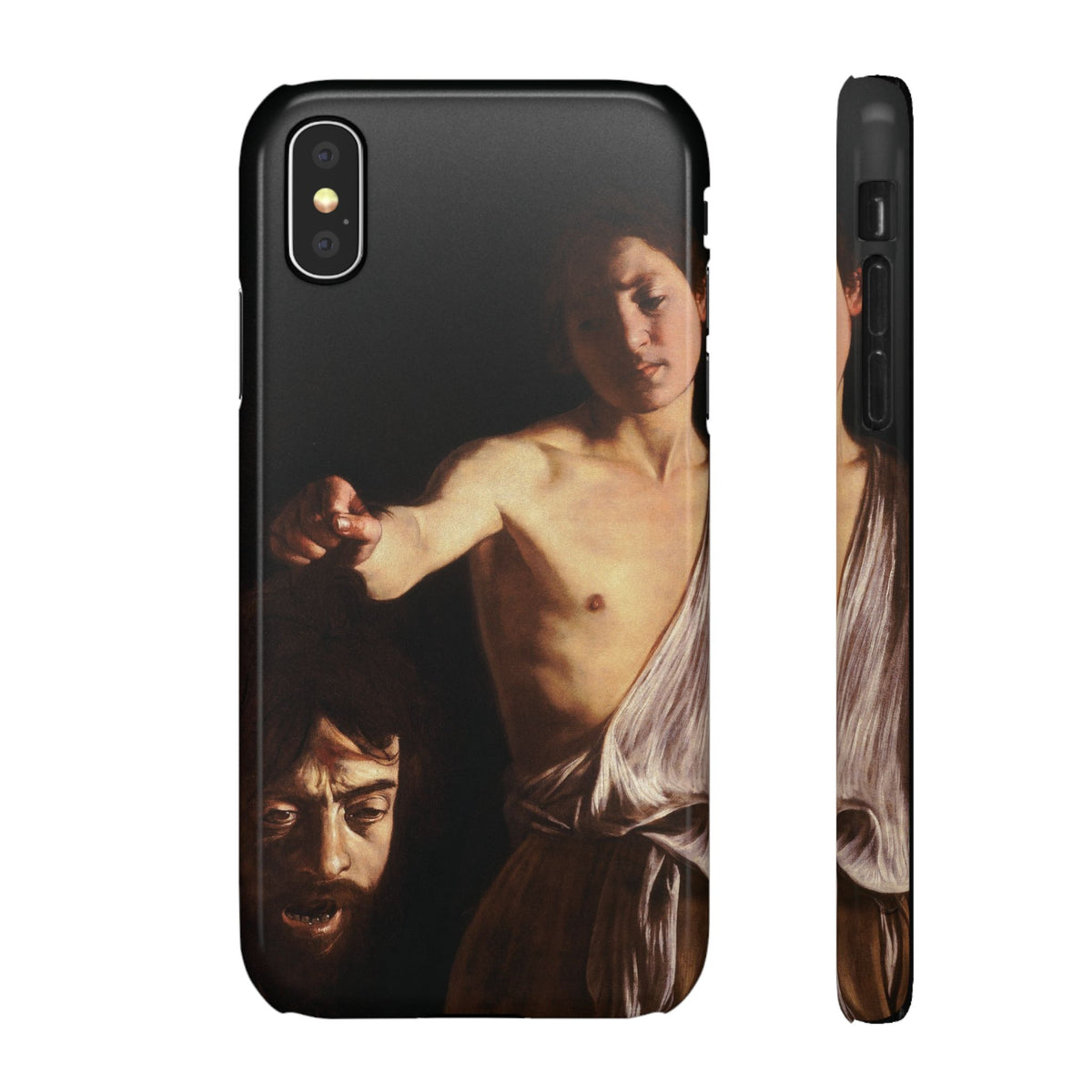 David with the Head of Goliath by Caravaggio - iPhone Slim Case