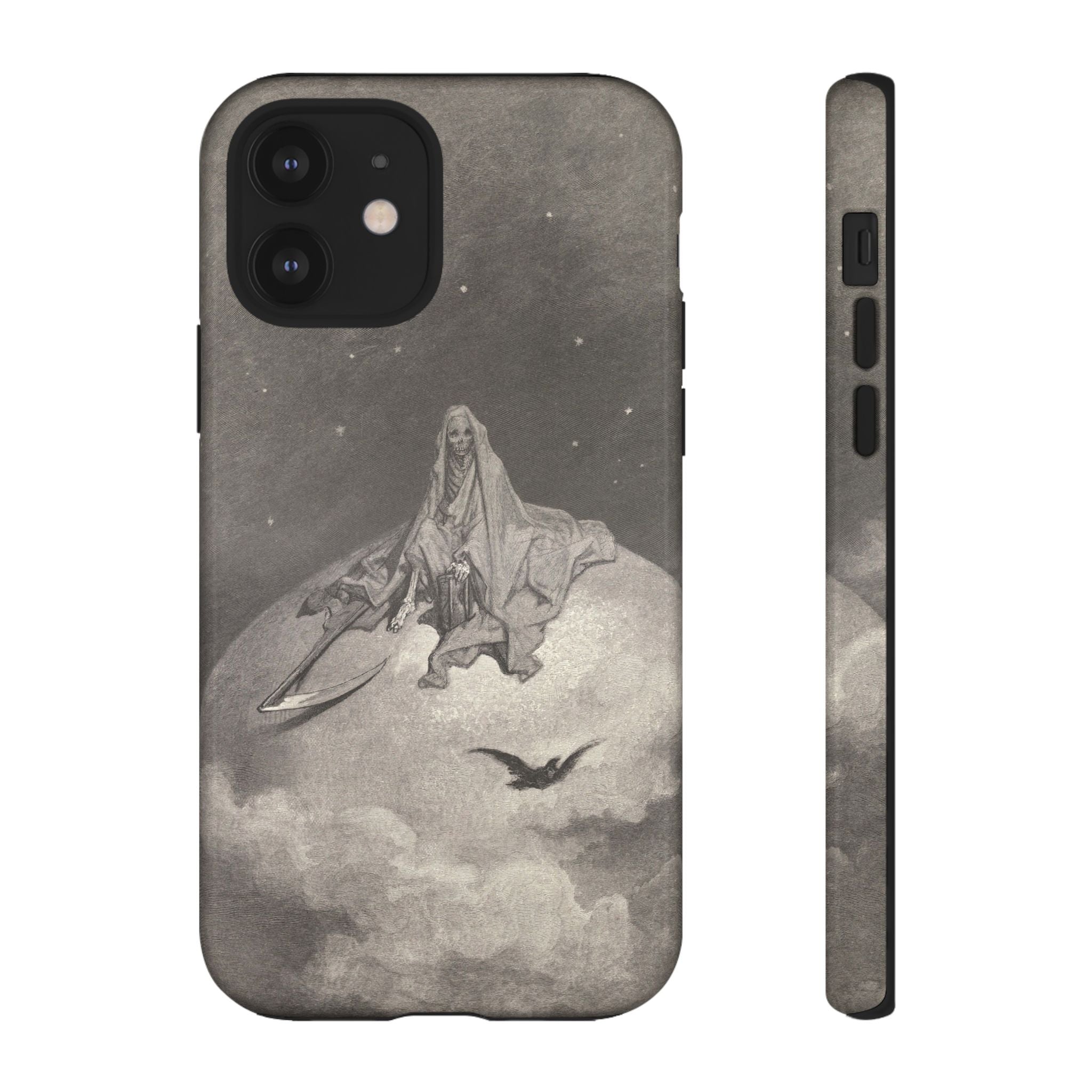 Doubting, dreaming dreams no mortal ever dared to dream before by Gustave Doré - iPhone Tough Case