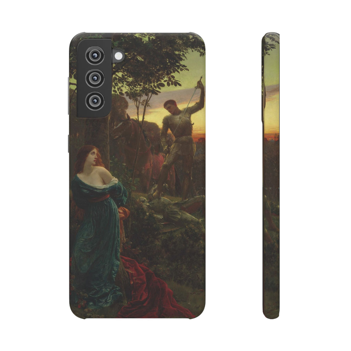 Chivalry by Frank Dicksee - Samsung Slim Case