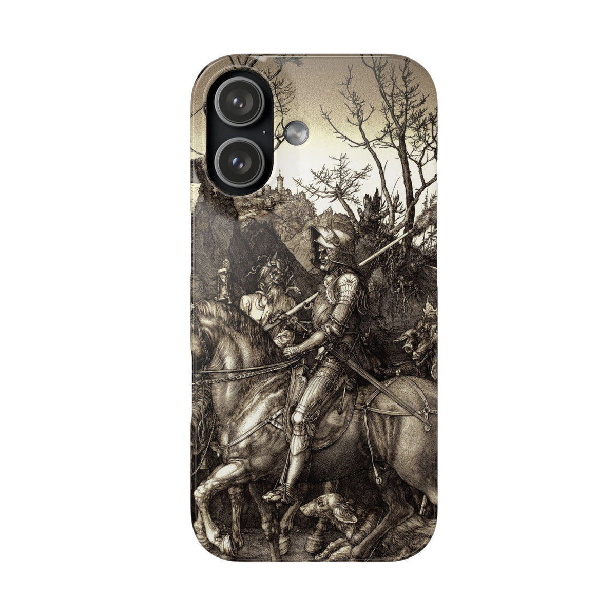 Knight, Death and the Devil by Albrecht Dürer - iPhone Slim Case