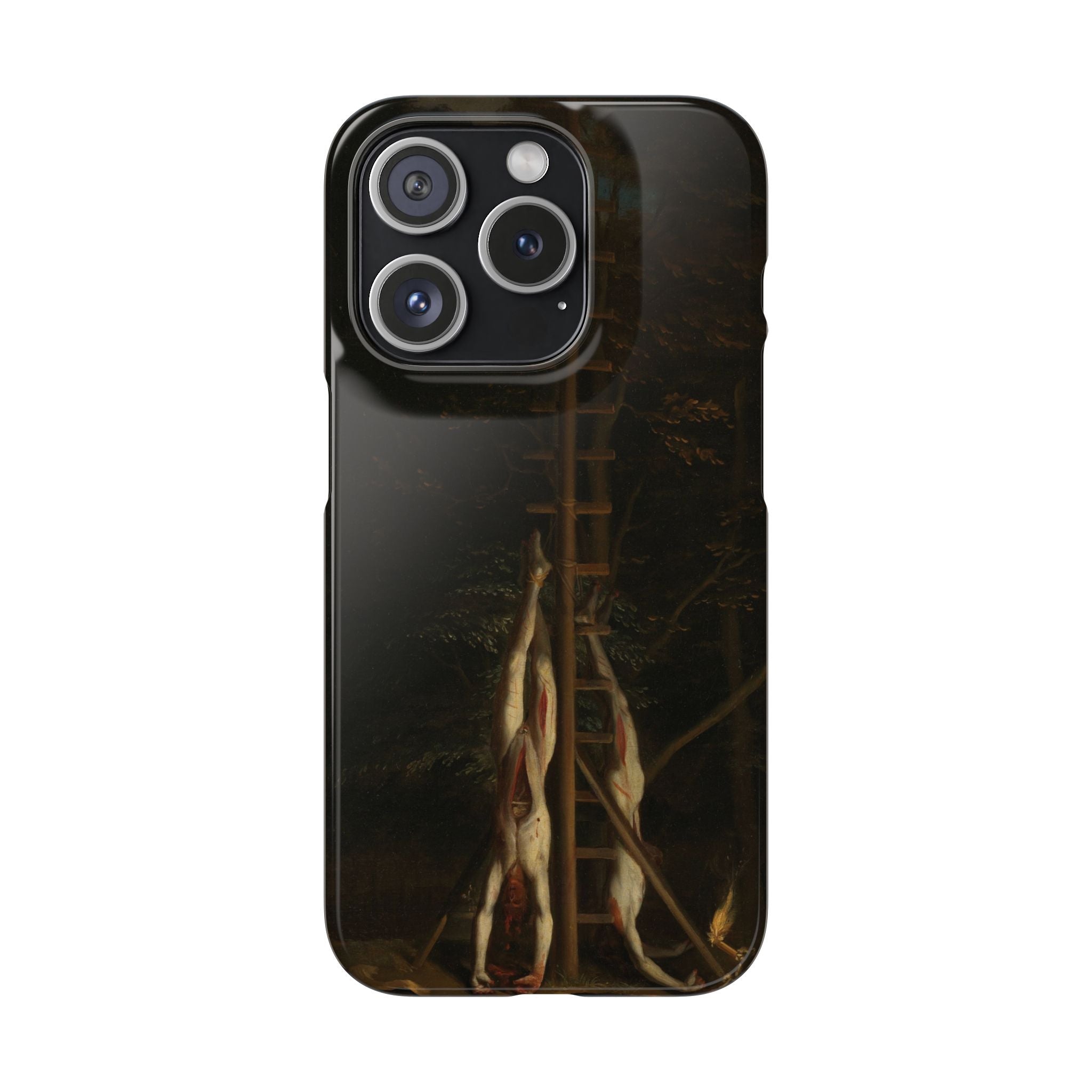 The Corpses of the De Witt Brothers by Jan de Baen - iPhone Slim Case