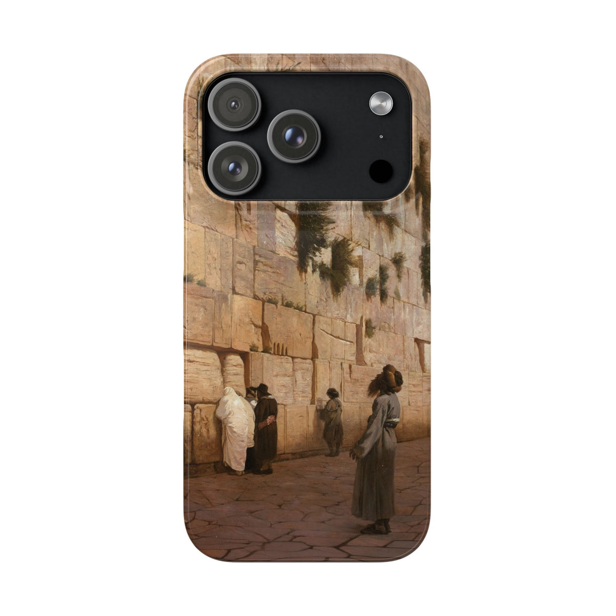 Le Mur des Lamentations by Jean-Leon Gerome - iPhone Slim Case
