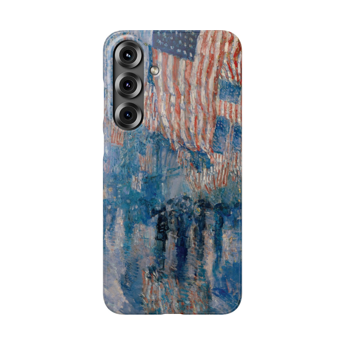 The Avenue in the Rain by Childe Hassam - Samsung Slim Case