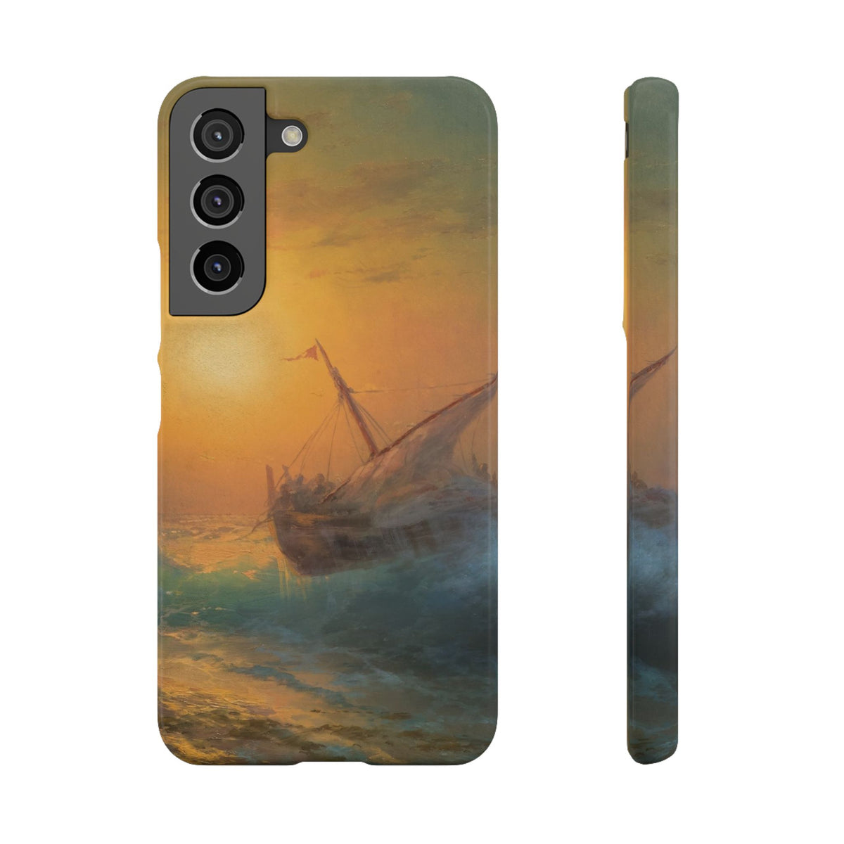 Stormy Sea at Sunset by Ivan Aivazovsky - Samsung Slim Case