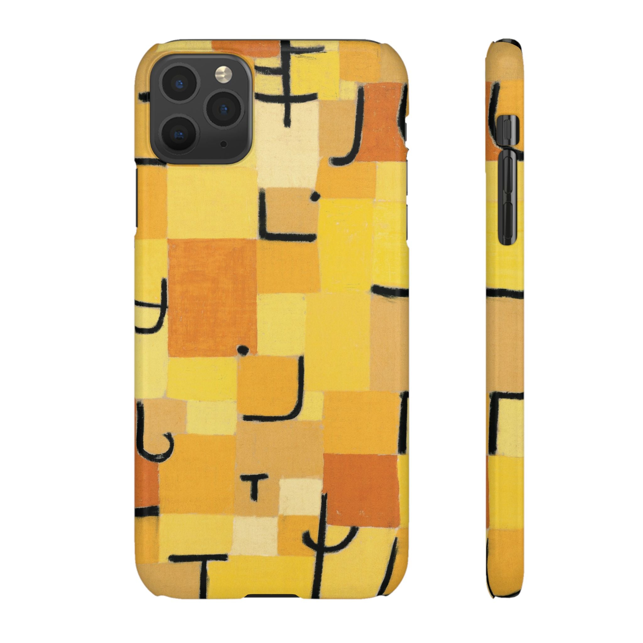 Signs in Yellow by Paul Klee - iPhone Slim Case