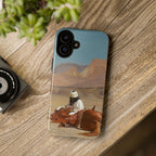 Rider and his Steed in the Desert by Jean-Leon Gerome - iPhone Tough Case