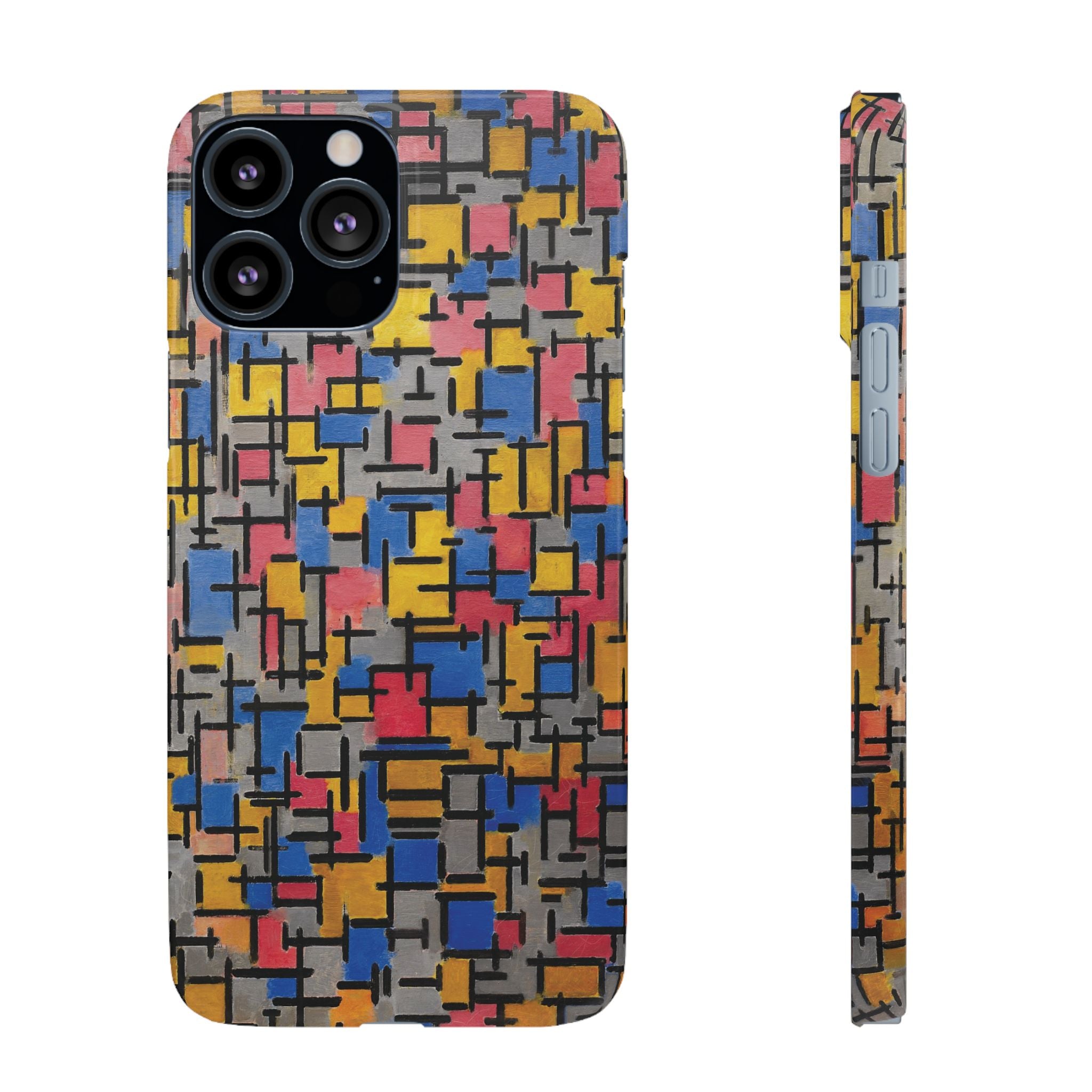 Composition by Piet Mondrian - iPhone Slim Case