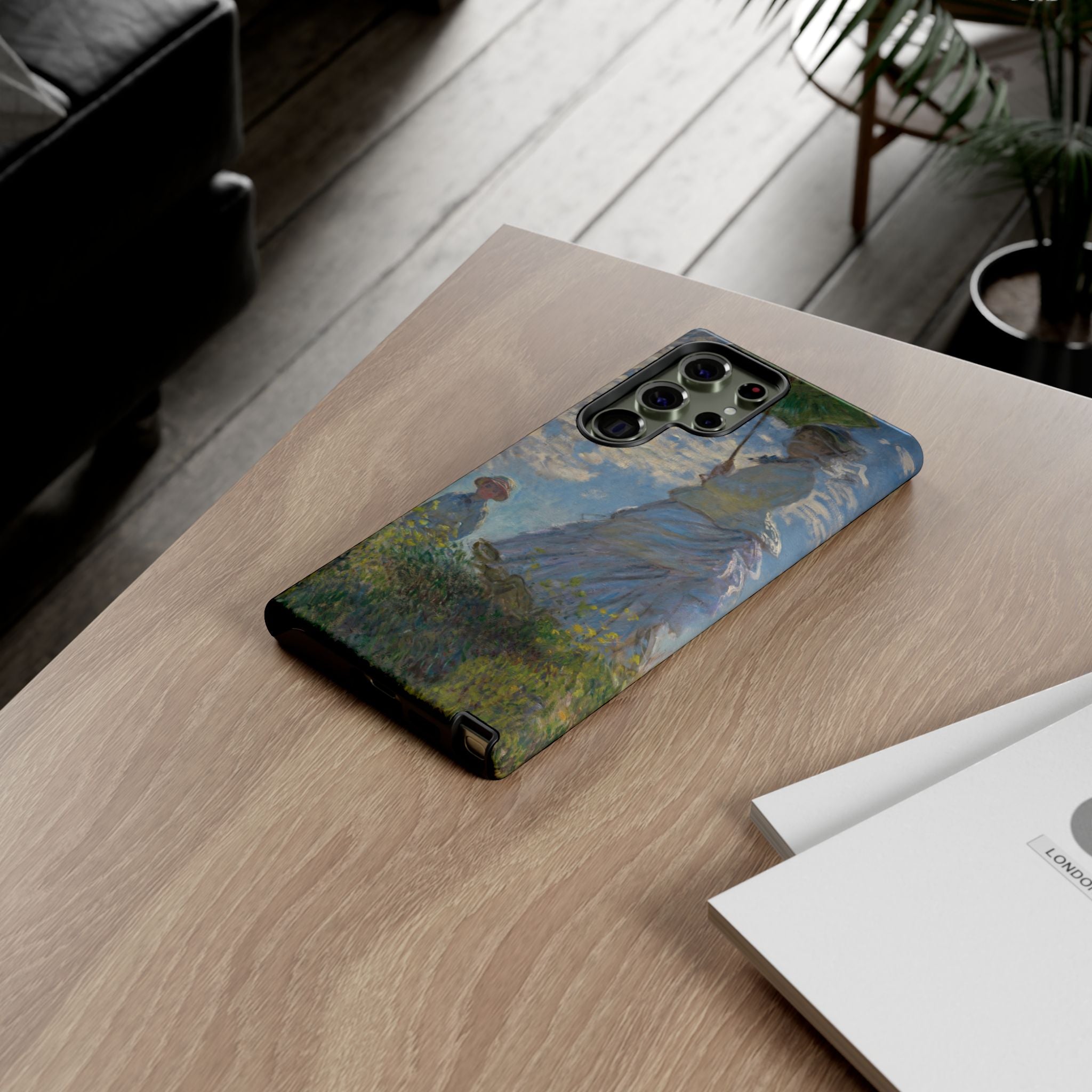 Madame Monet and Her Son by Claude Monet - Samsung Tough Case