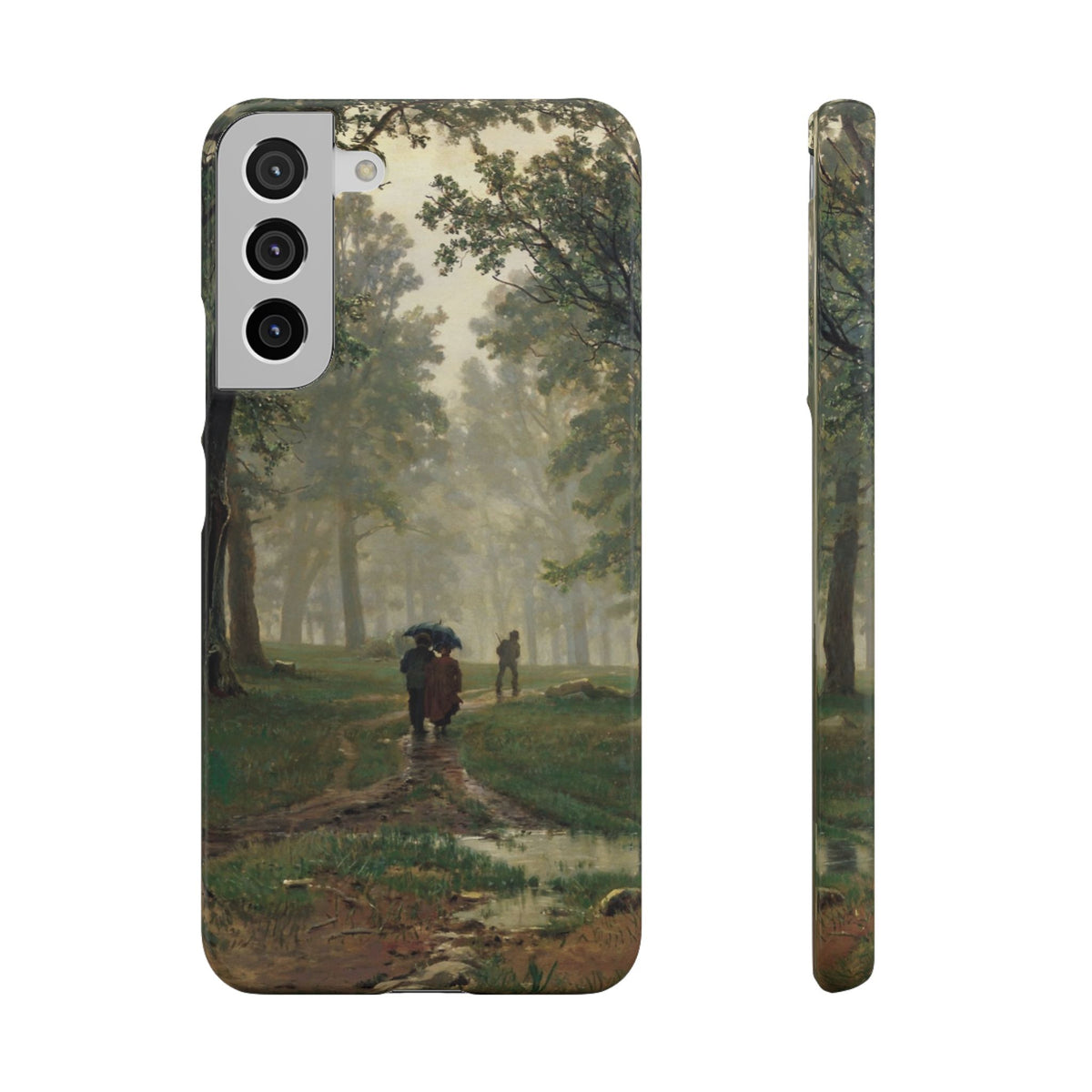 Rain in an Oak Forest by Ivan Ivanovich Shishkin - Samsung Slim Case