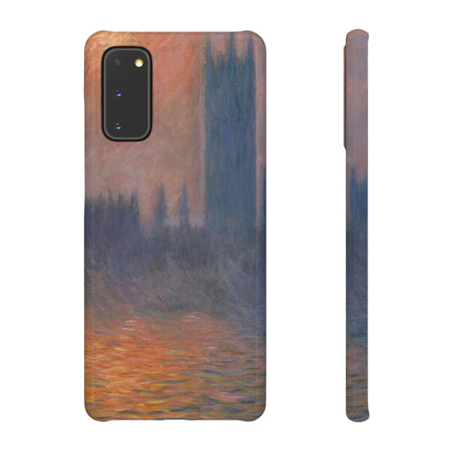 The Houses of Parliament Sunset by Claude Monet - Samsung Slim Case