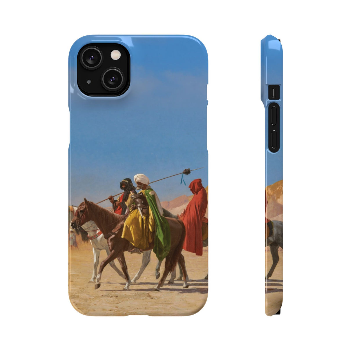 Riders Crossing The Desert by Jean-Leon Gerome - iPhone Slim Case