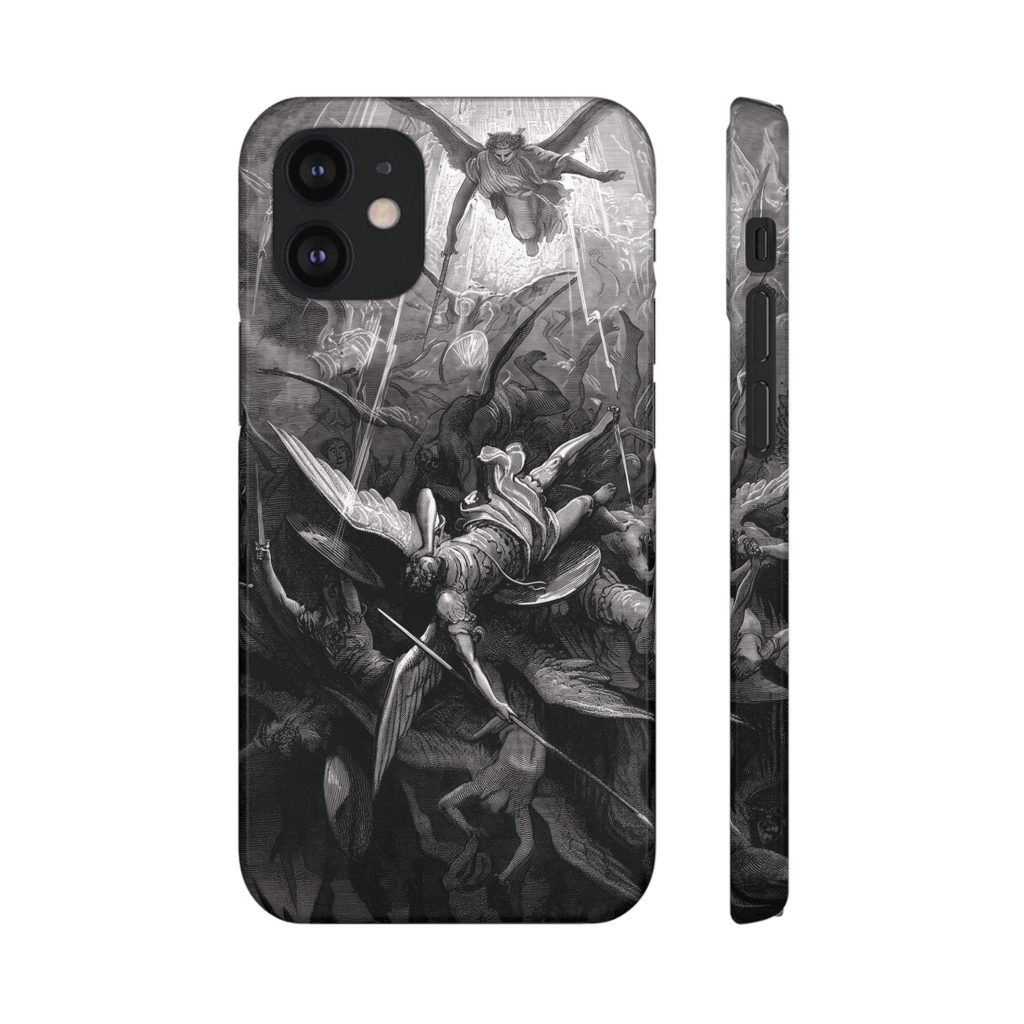 Paradise Lost | The Battle in Heaven by Gustave Doré - iPhone Slim Case