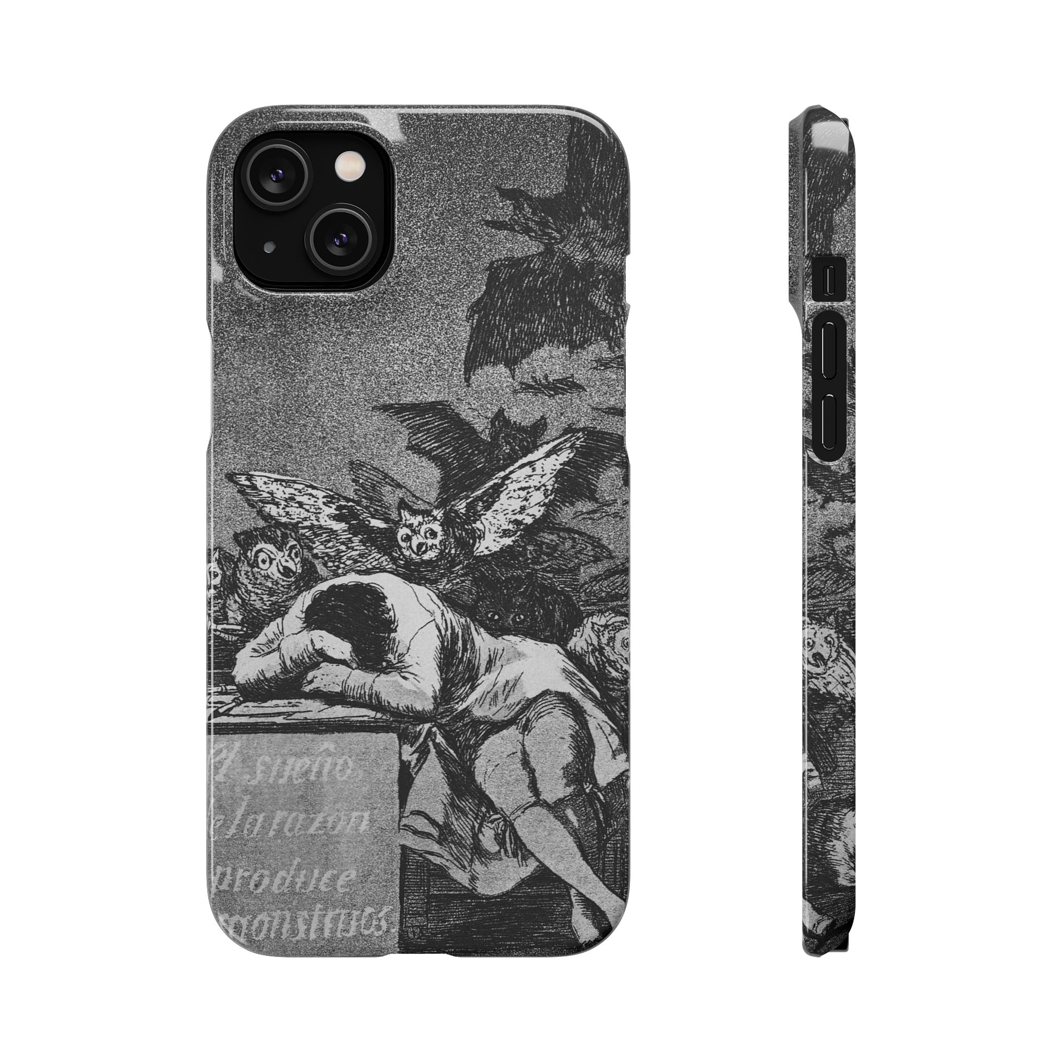 The Sleep of Reason Produces Monsters by Francisco Goya - iPhone Slim Case