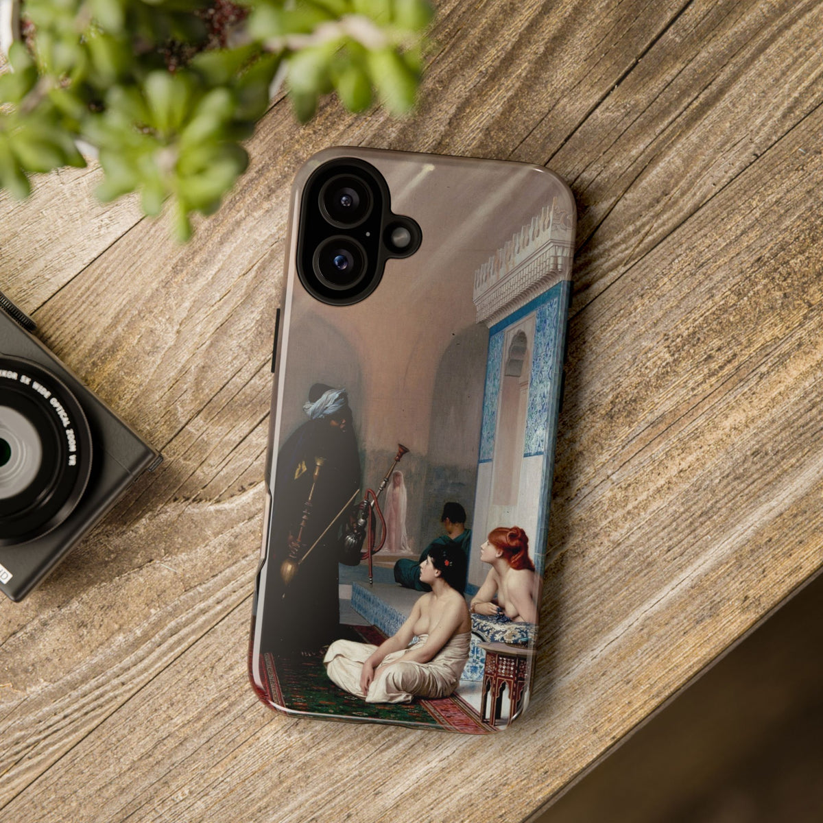 Pool in a Harem by Jean-Leon Gerome - iPhone Tough Case