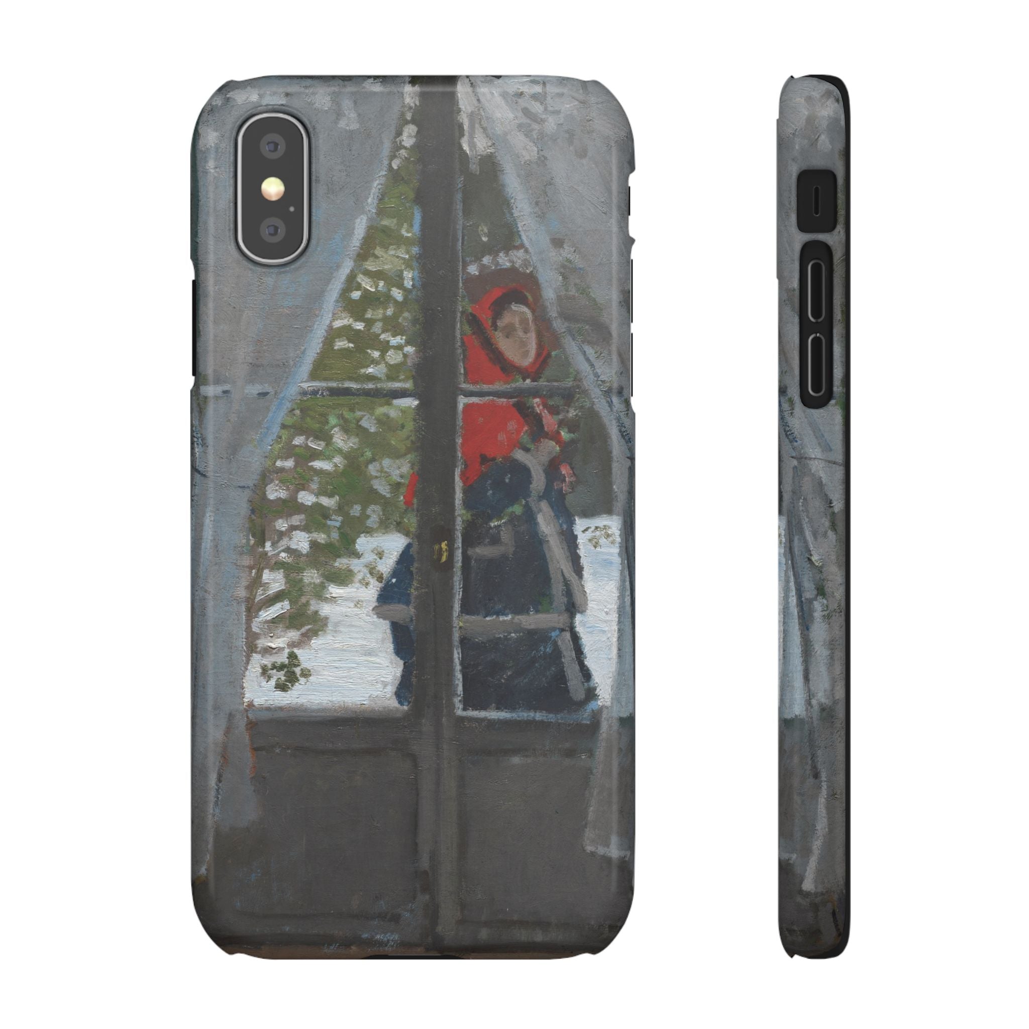 Le mouchoir rouge by Claude Monet - iPhone Slim Case