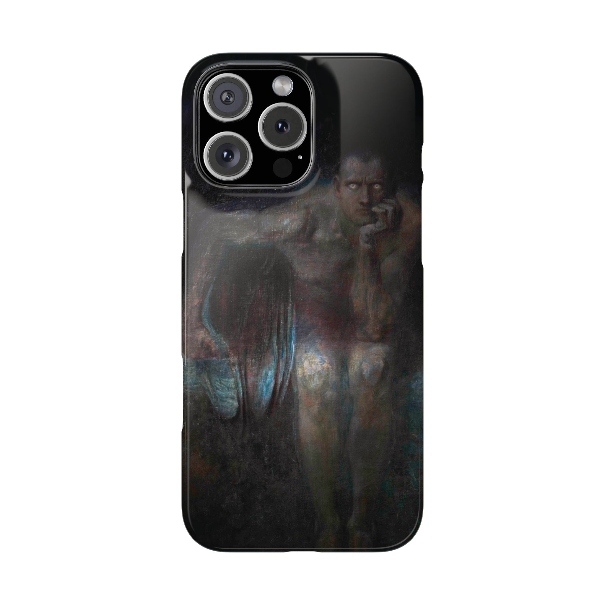 Lucifer by Franz von Stuck - iPhone Slim Case