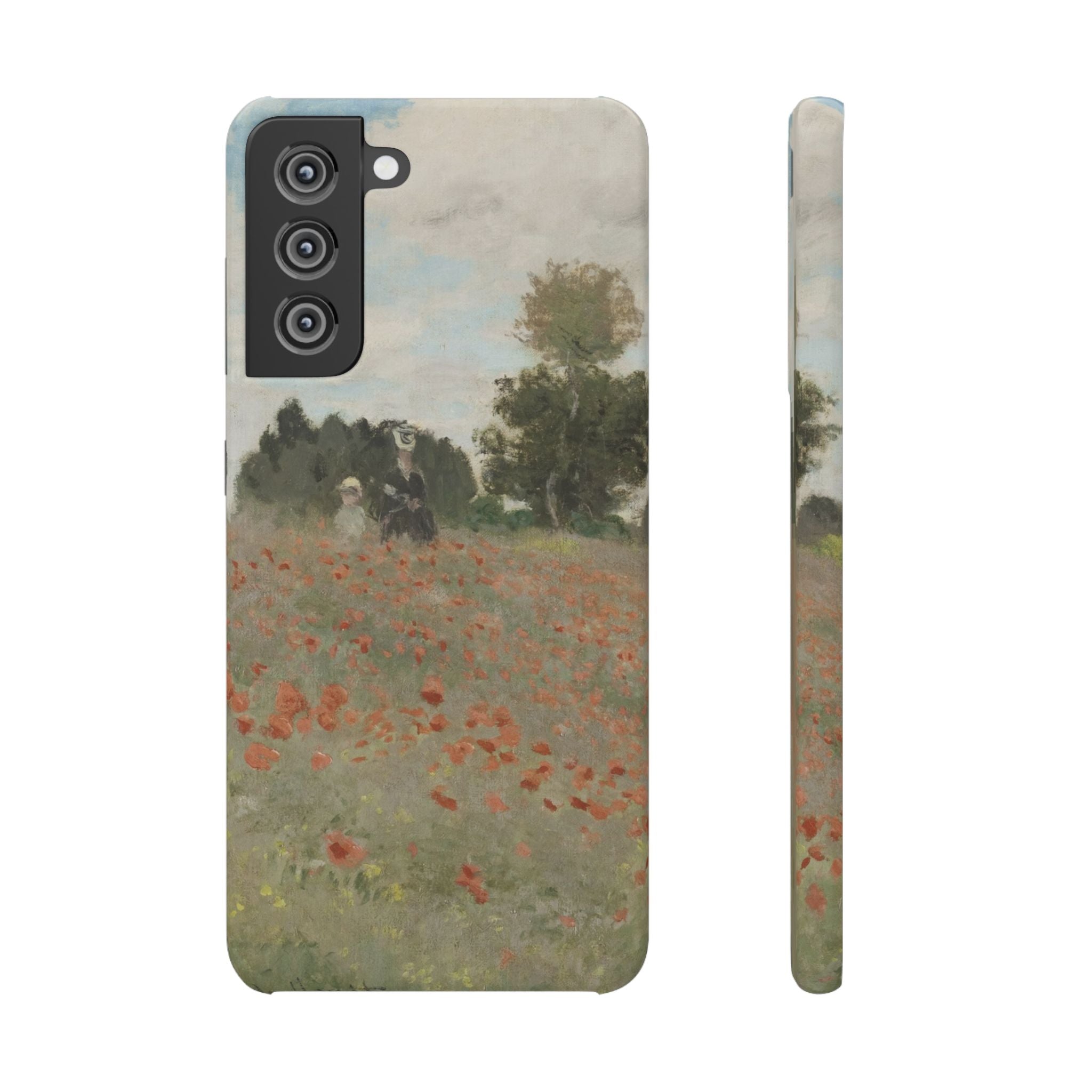 The Poppy Field by Claude Monet - Samsung Slim Case