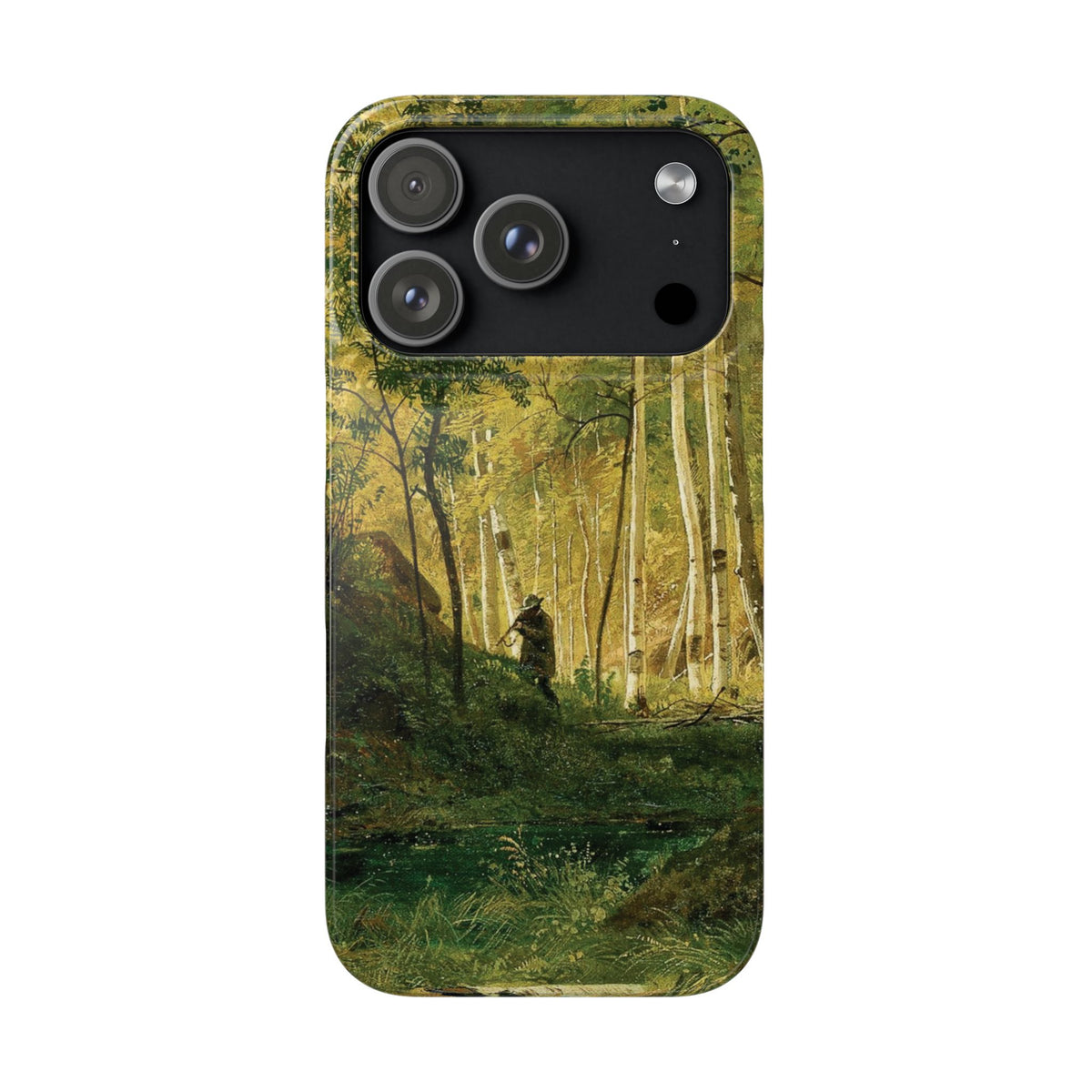 Landscape with a Hunter Valaam Island by Ivan Ivanovich Shishkin - iPhone Slim Case