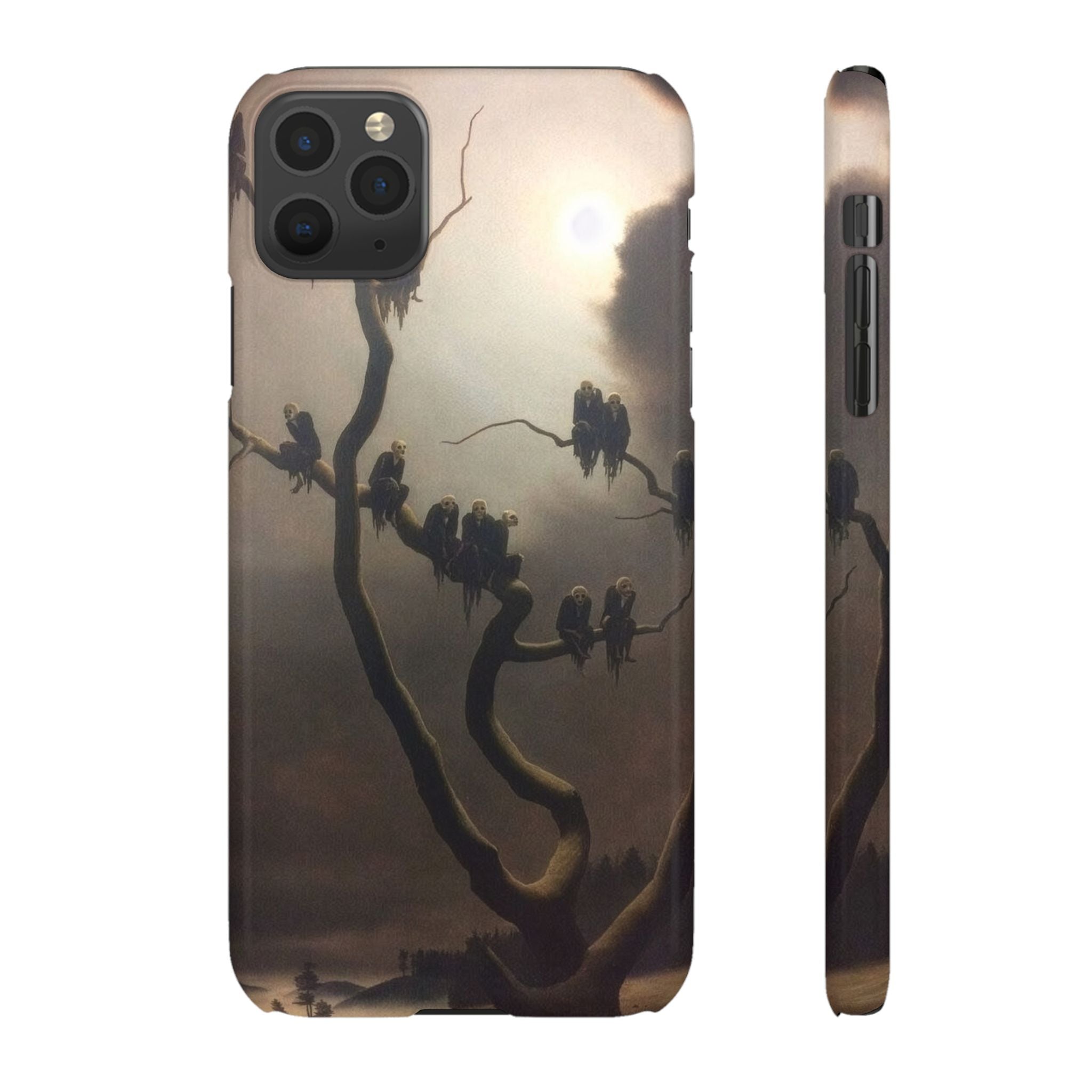 Ghosts on a Tree by Franz Sedlacek - iPhone Slim Case