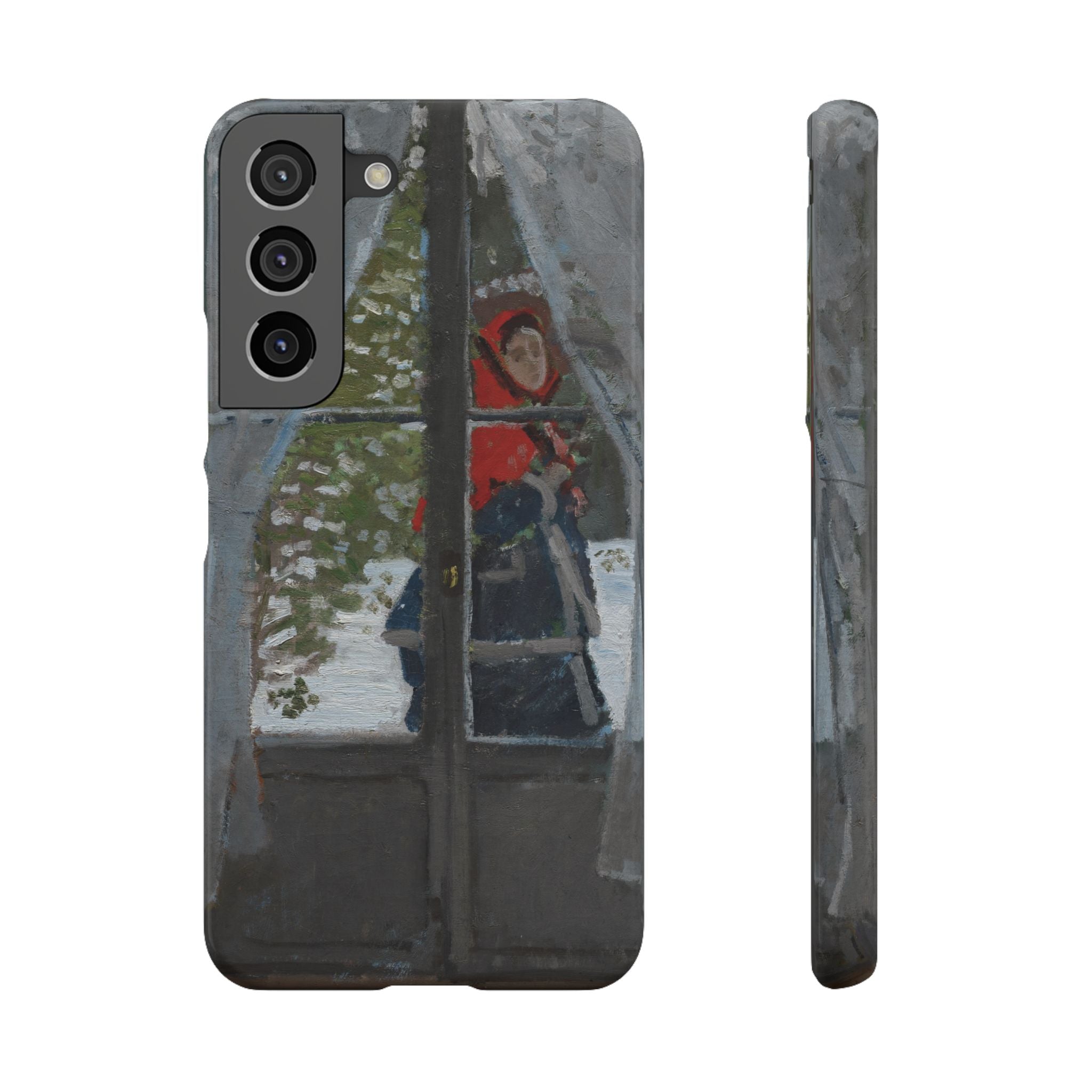 Le mouchoir rouge by Claude Monet - Samsung Slim Case