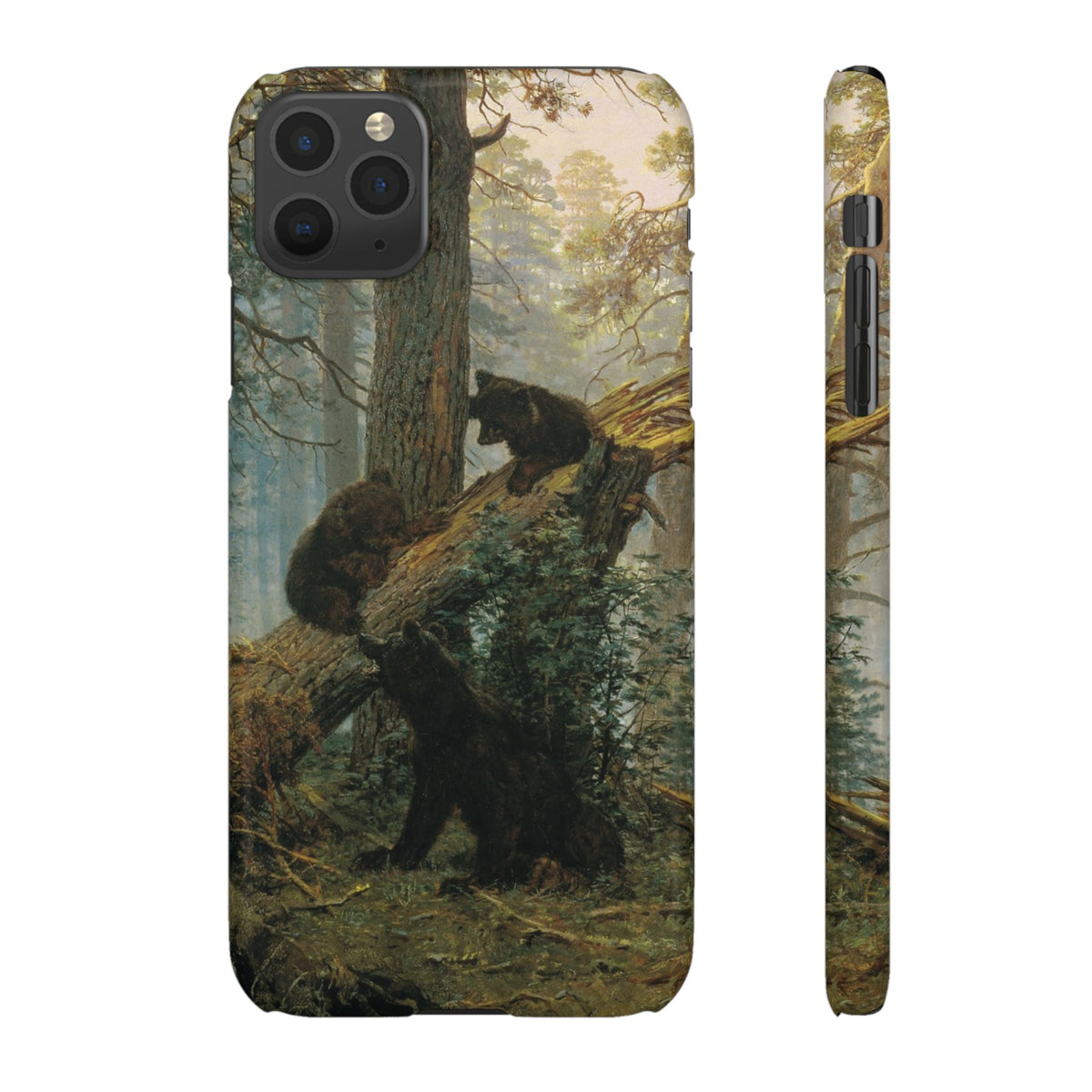 Morning in a Pine Forest by Ivan Ivanovich Shishkin - iPhone Slim Case