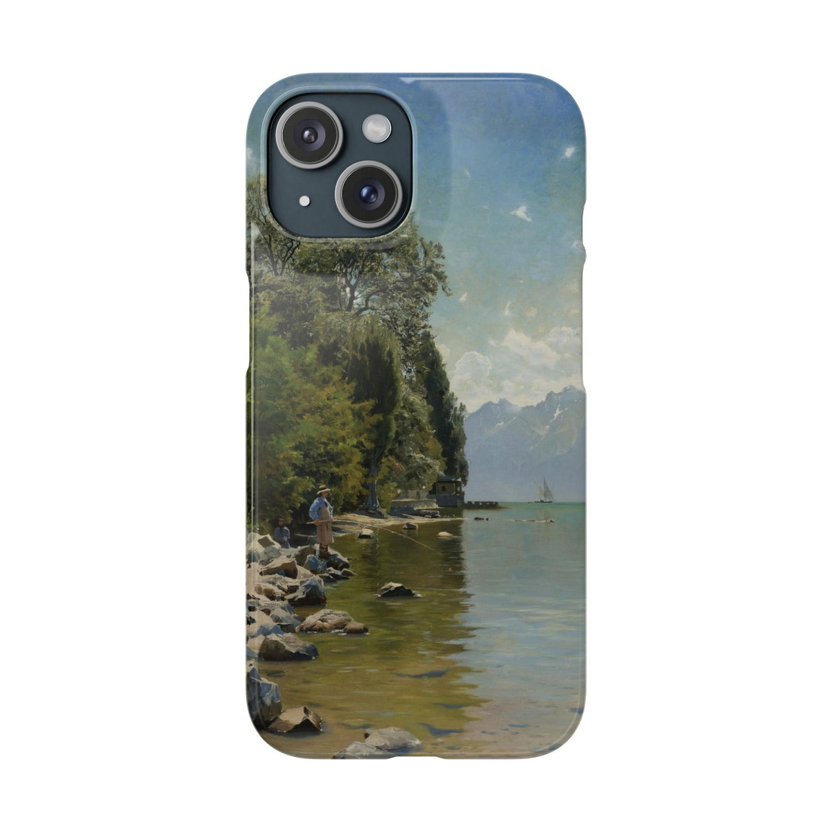 Lac Leman by Peder Mork Monsted - iPhone Slim Case