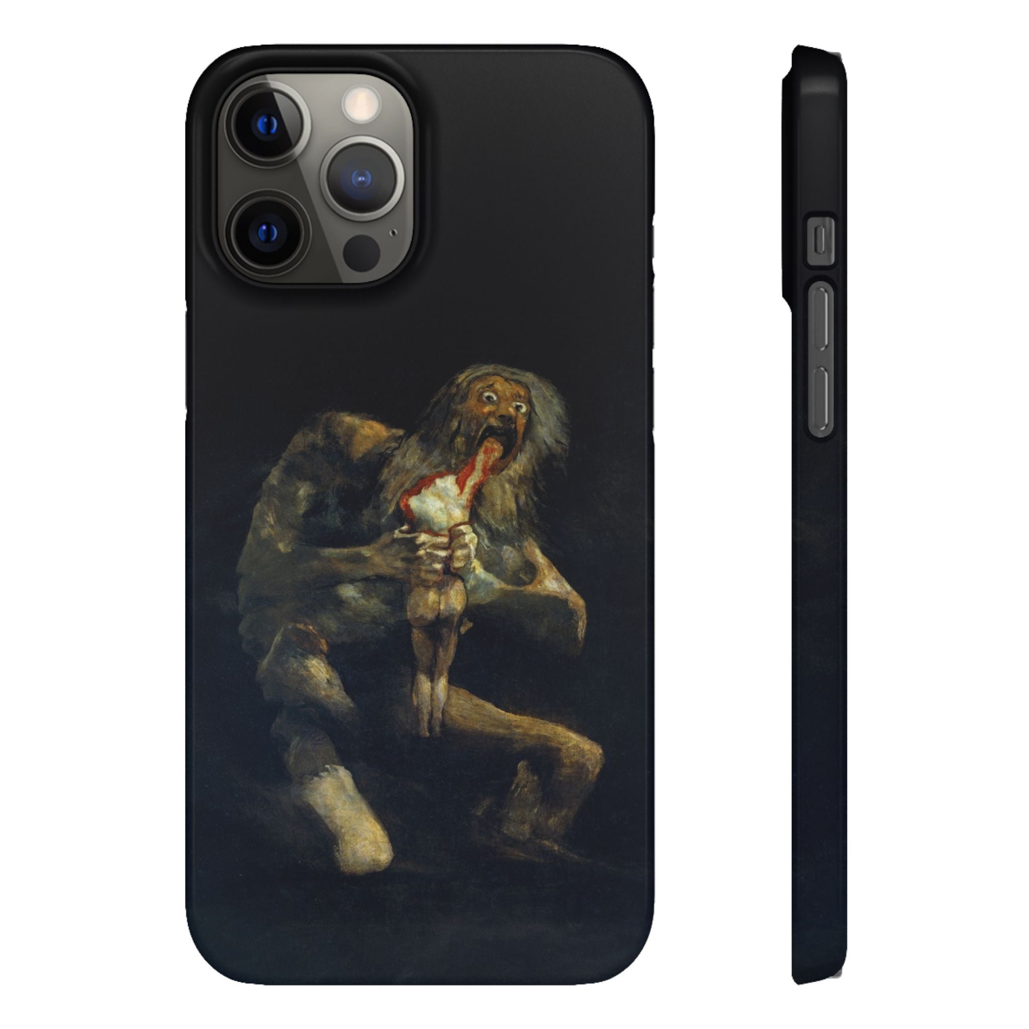 Saturn Devouring His Son by Goya - iPhone Slim Case